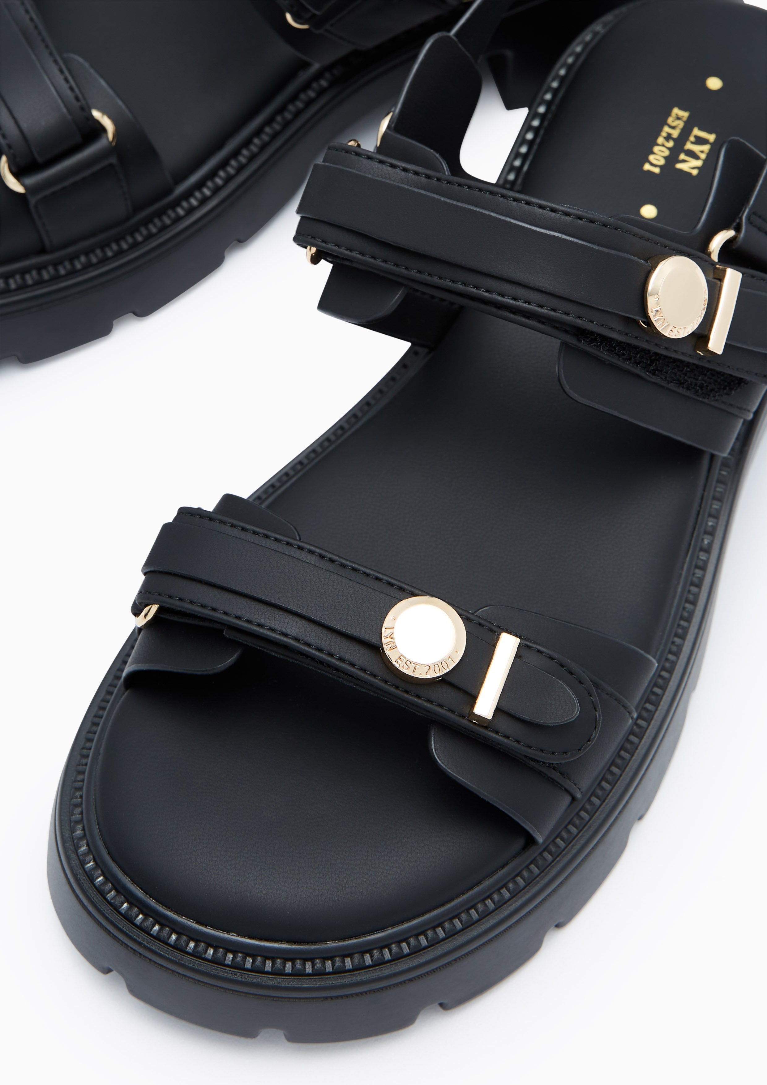Anderson Slingback Platform Sandals Black