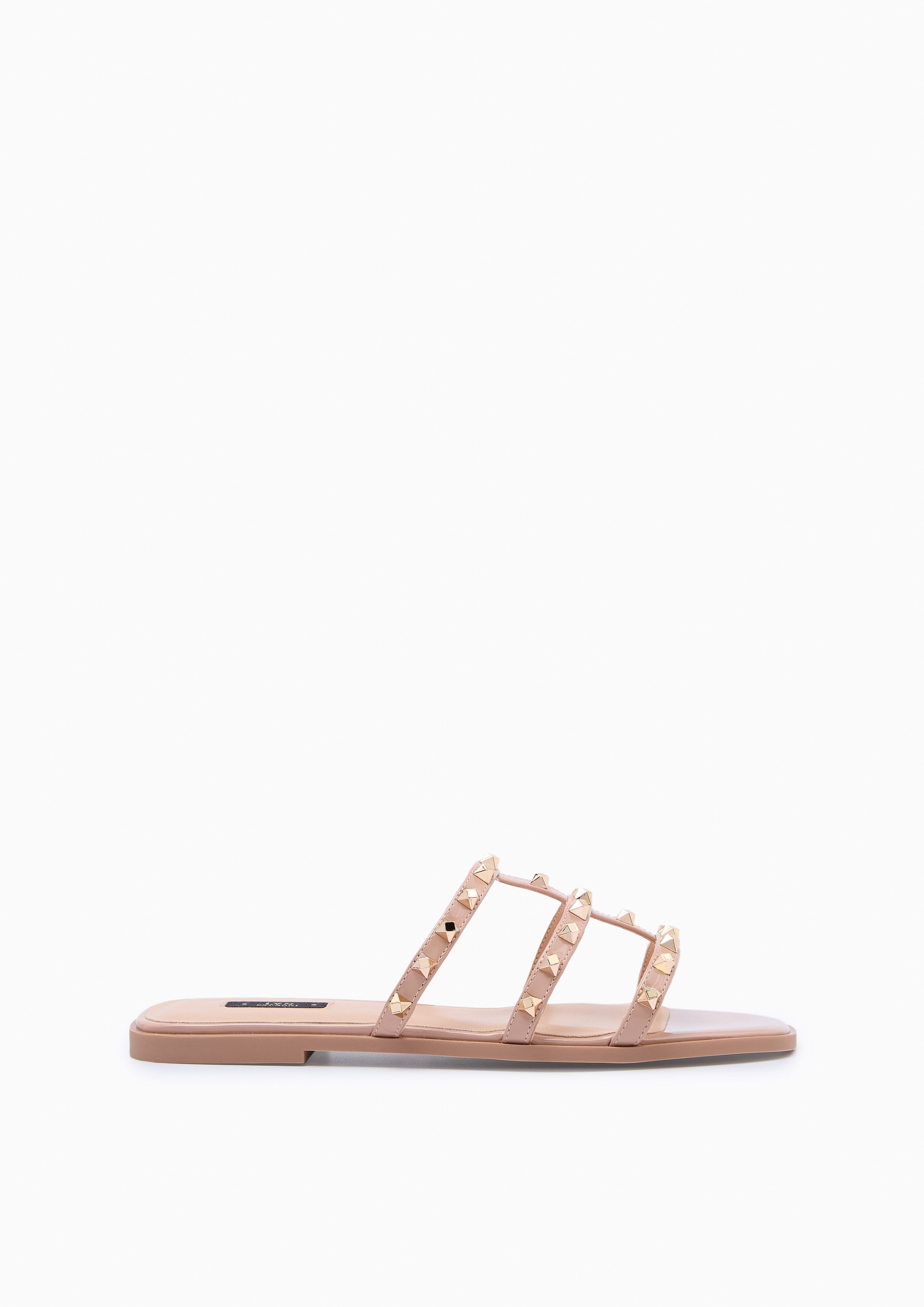 Linda Flat Sandals Beige