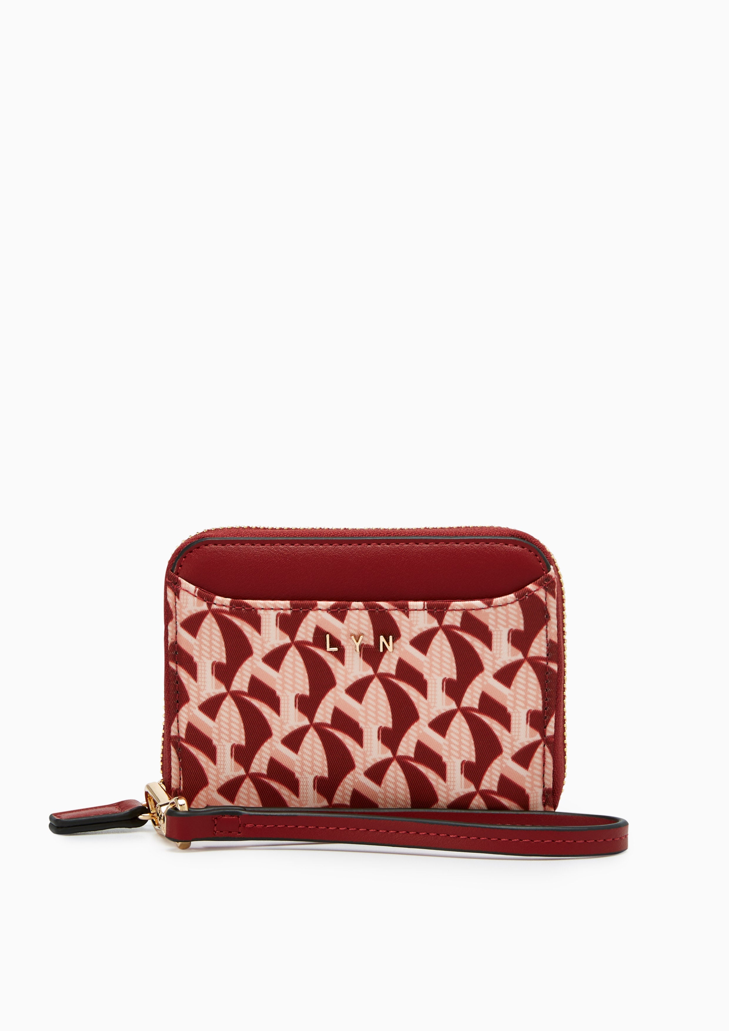 Solanory Short Wallet On Chain Dark Red