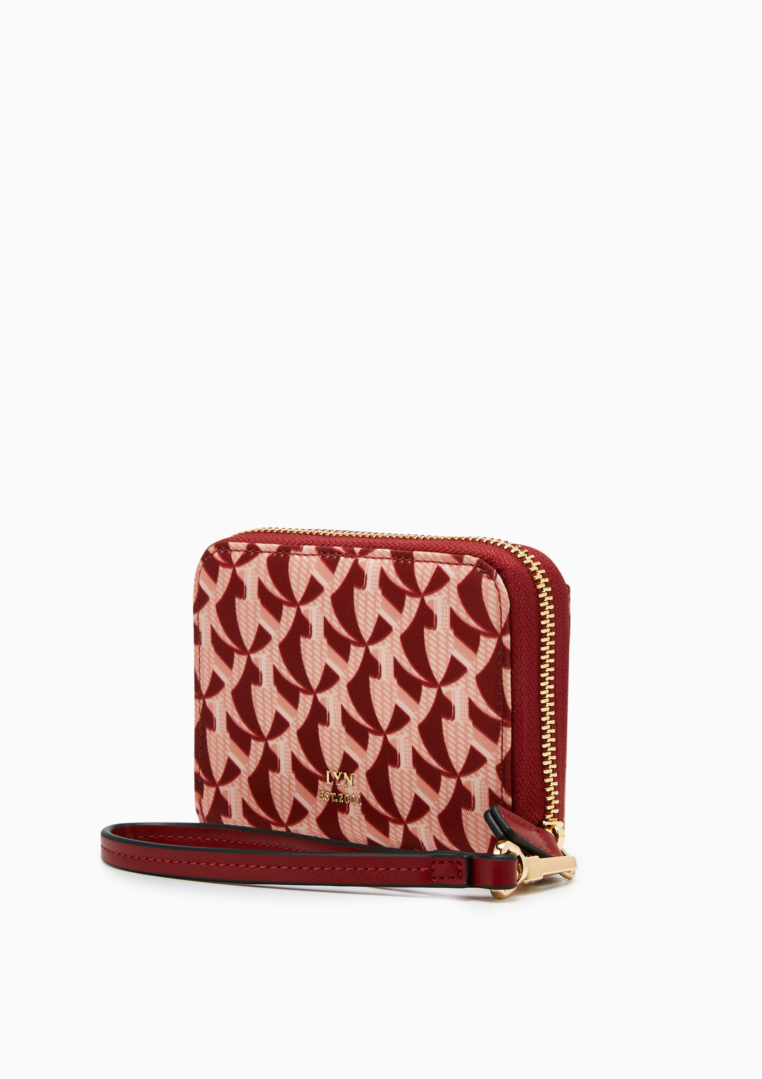 Solanory Short Wallet On Chain Dark Red