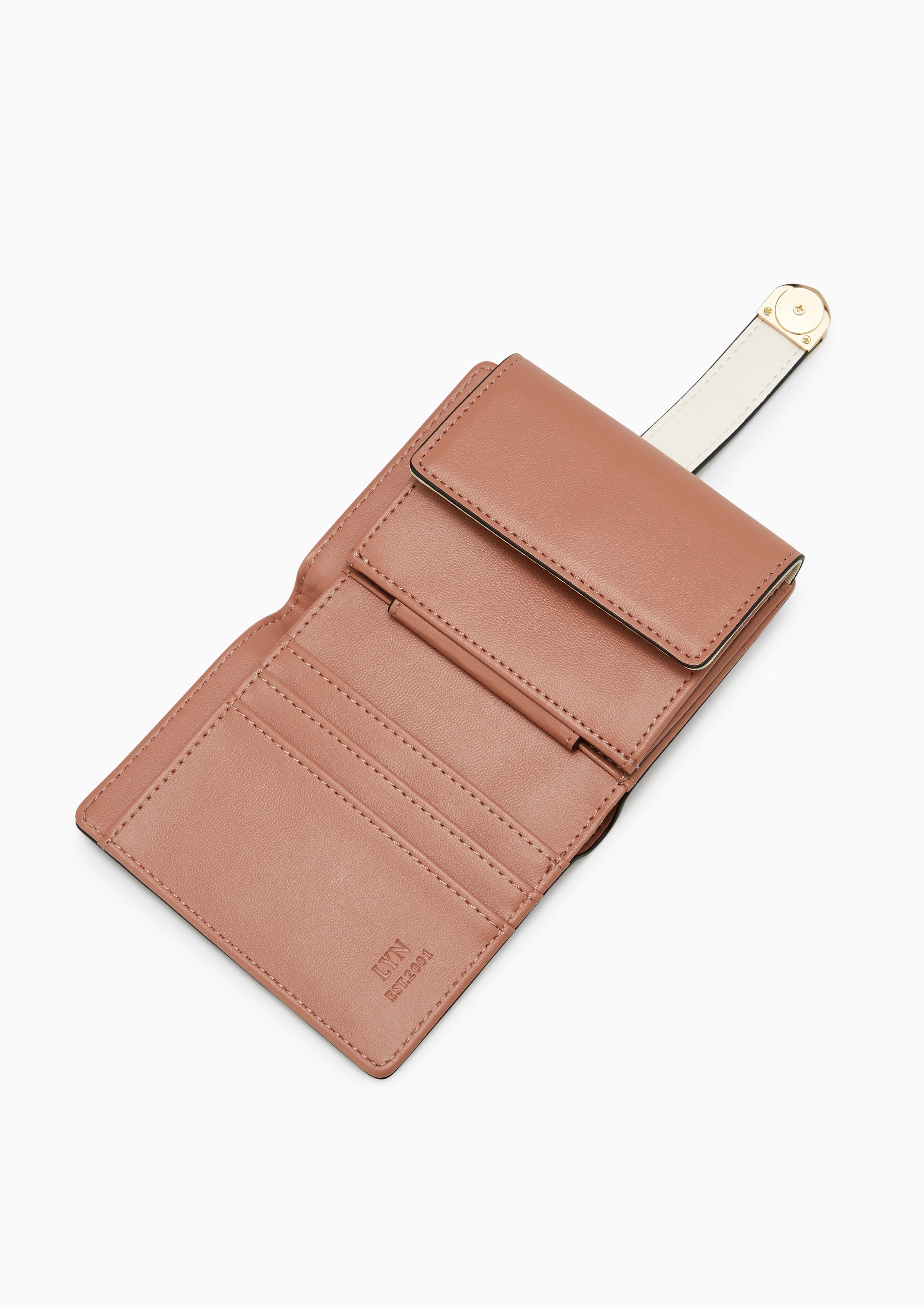 Re-Edit Wonder Bi-Fold Wallet Beige