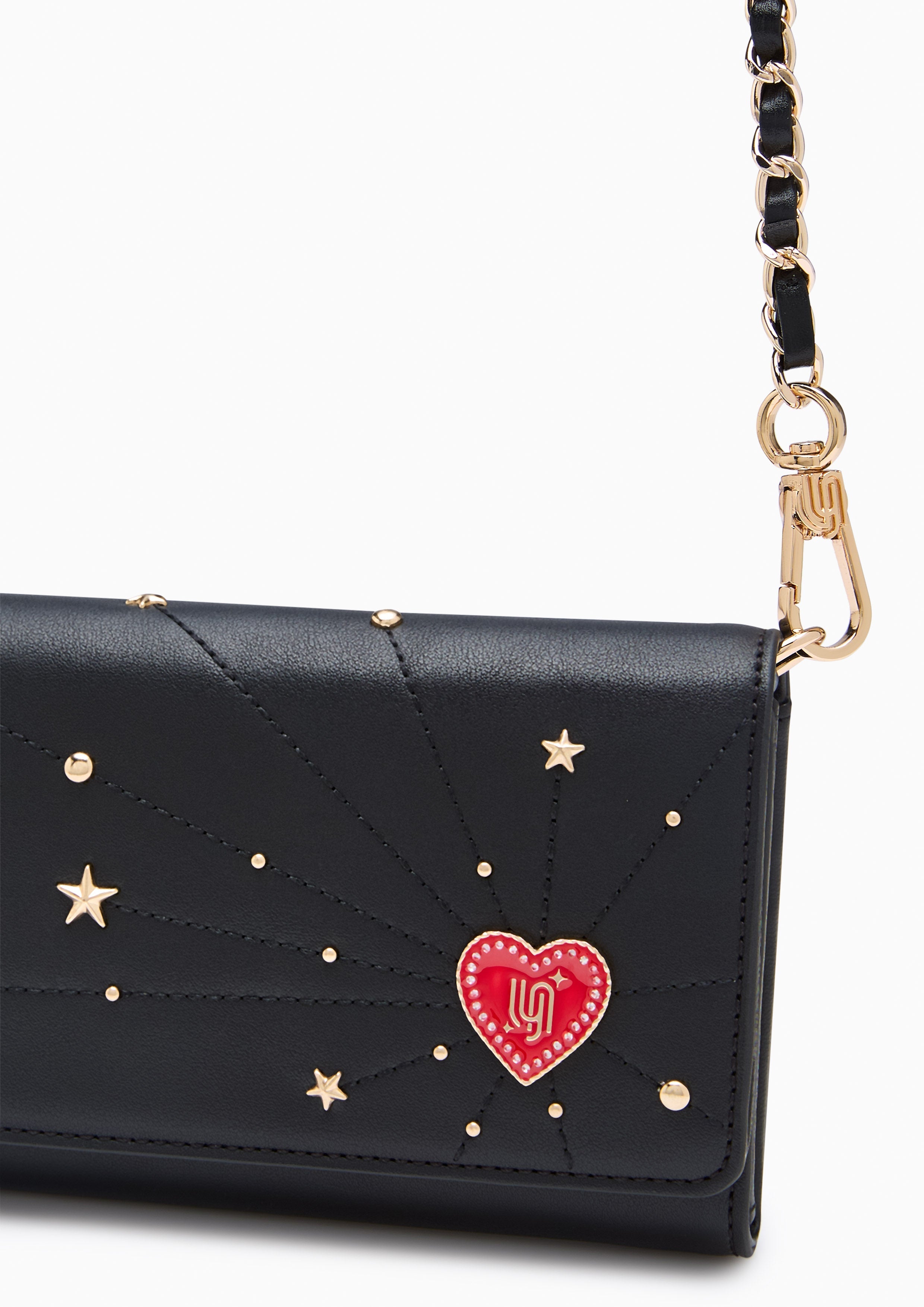 Cosmic Love Infinite Long Wallet On Black