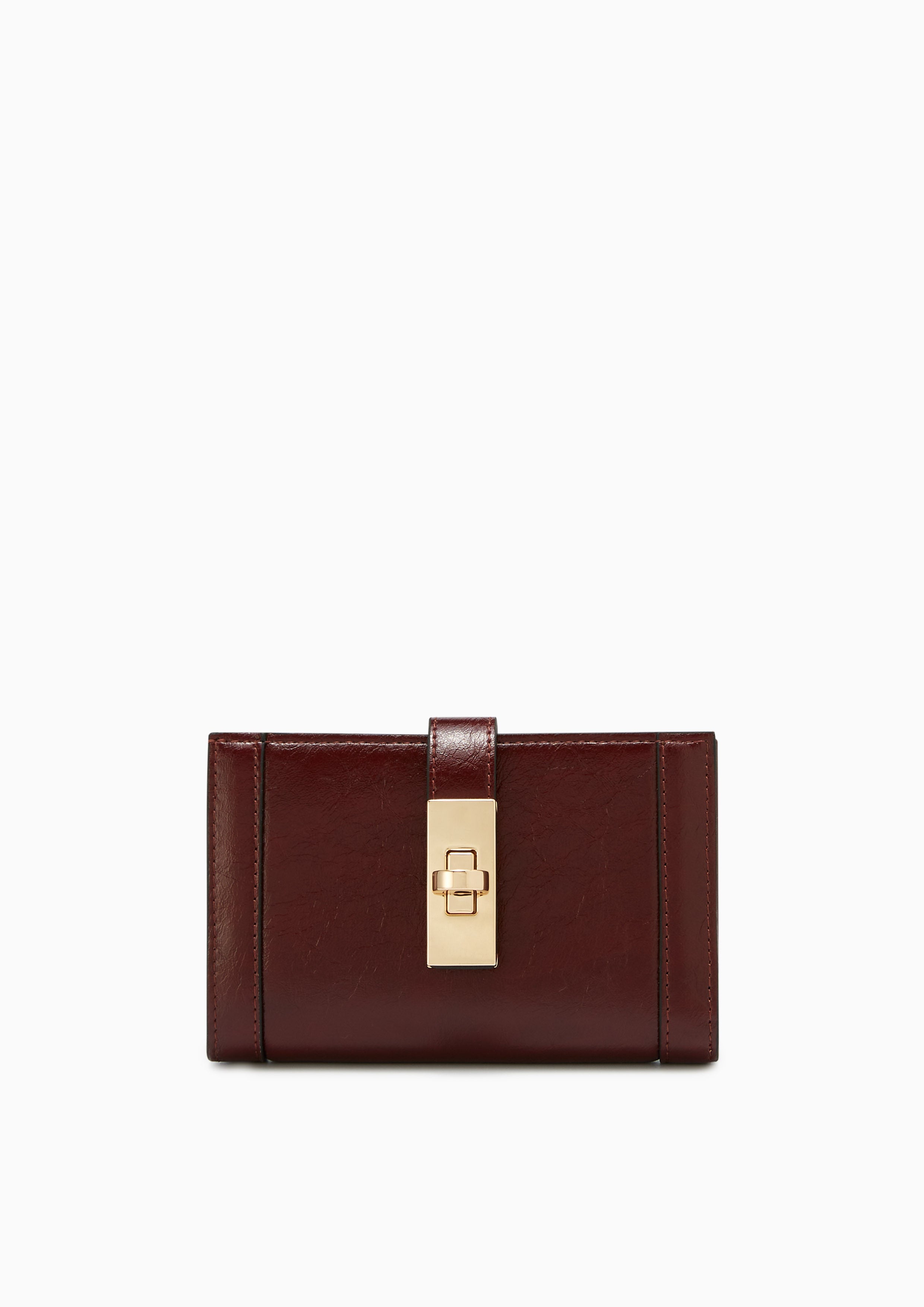 Cora Short Wallet Dark Red