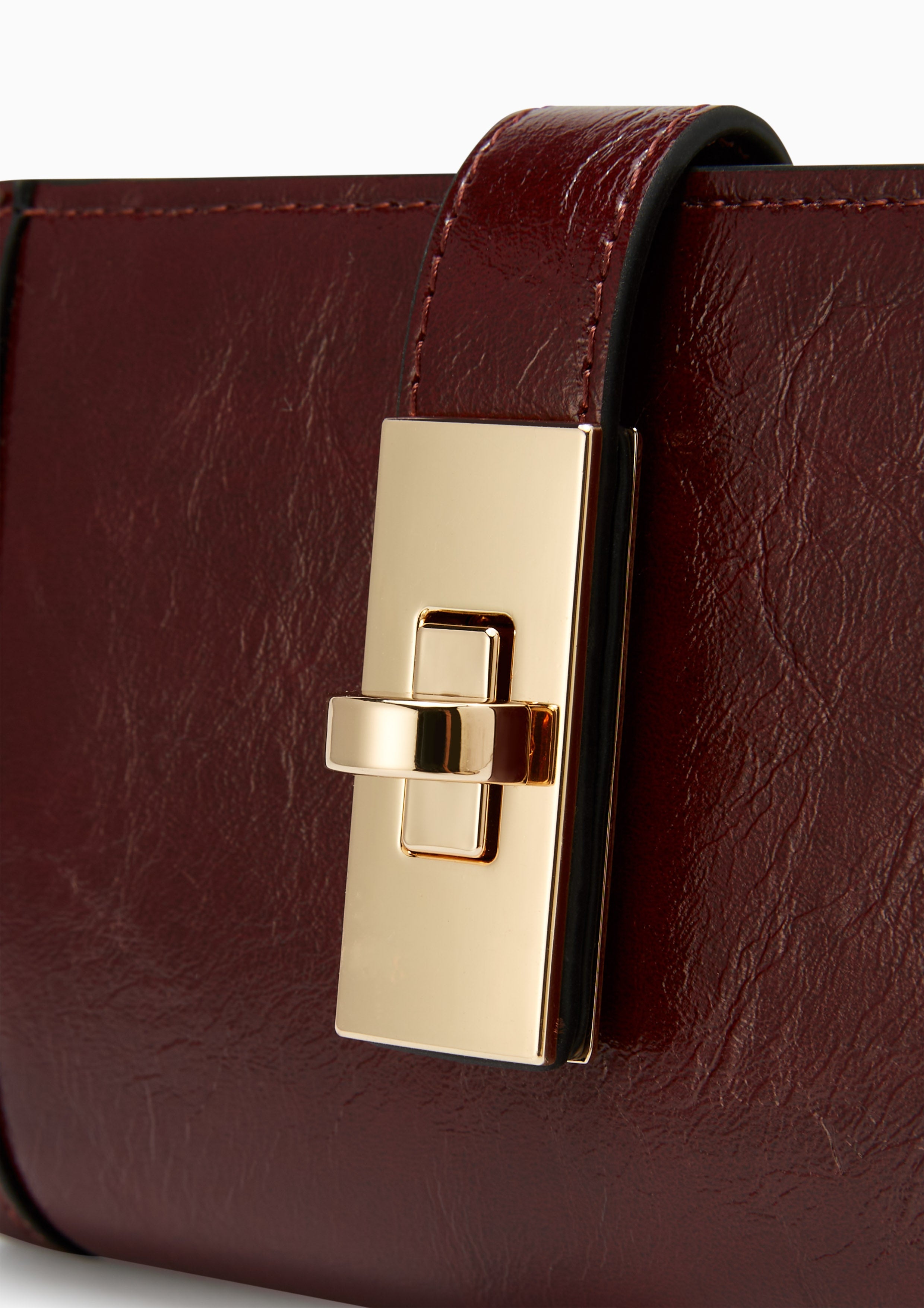 Cora Short Wallet Dark Red