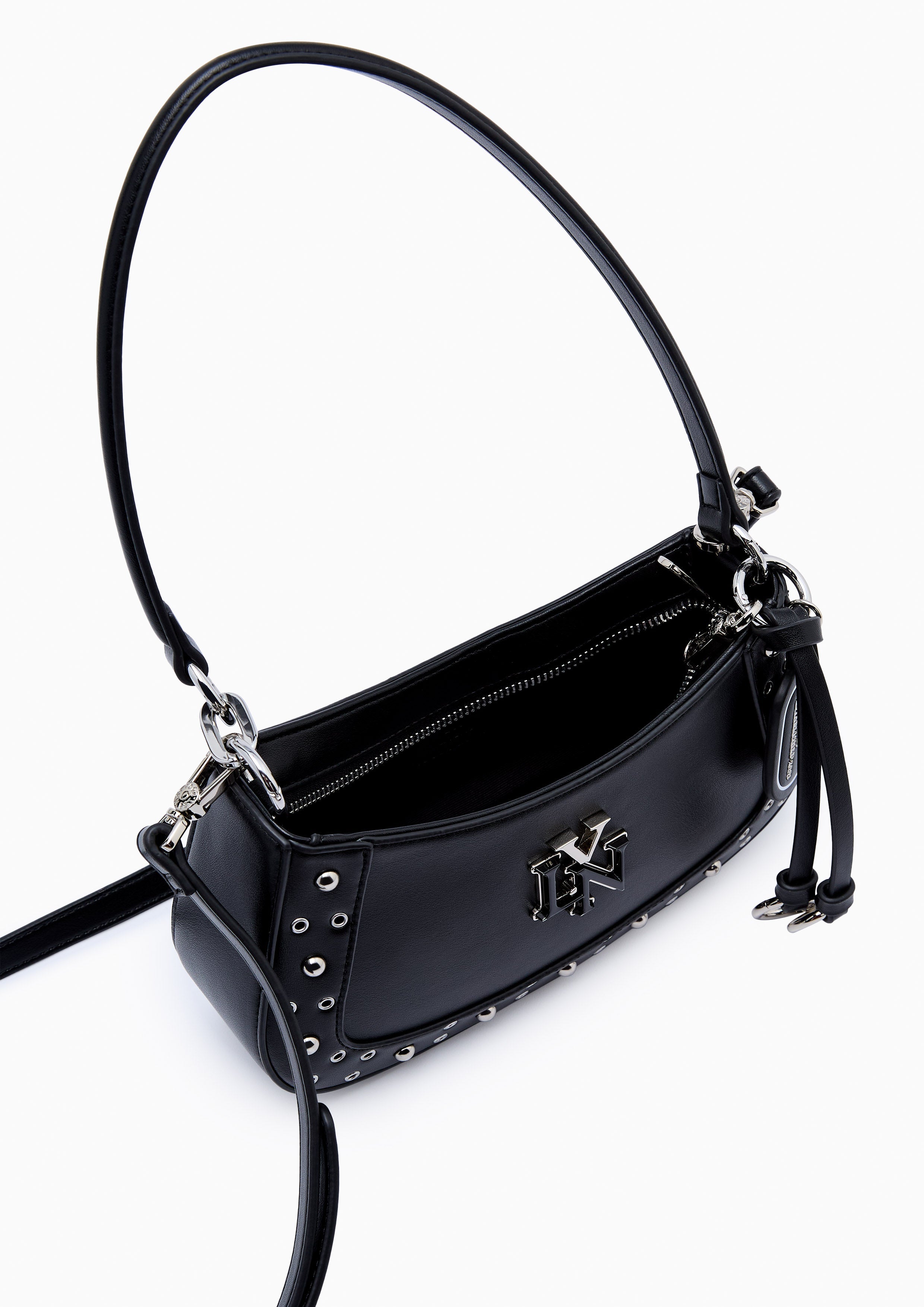 Brighton Rita Stud Shoulder Bag Black