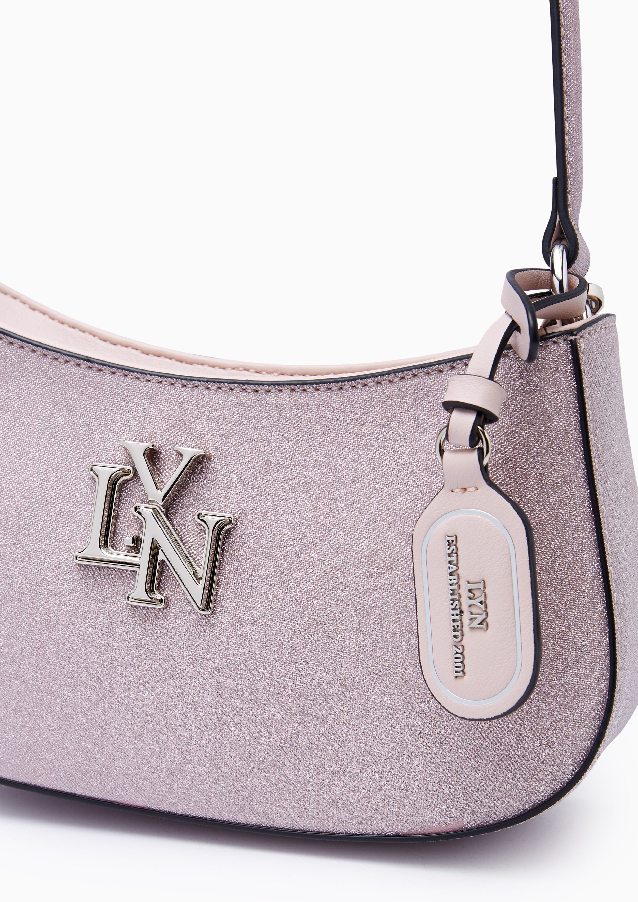 New Gastonia Rita Glitter Shoulder Bag Pink