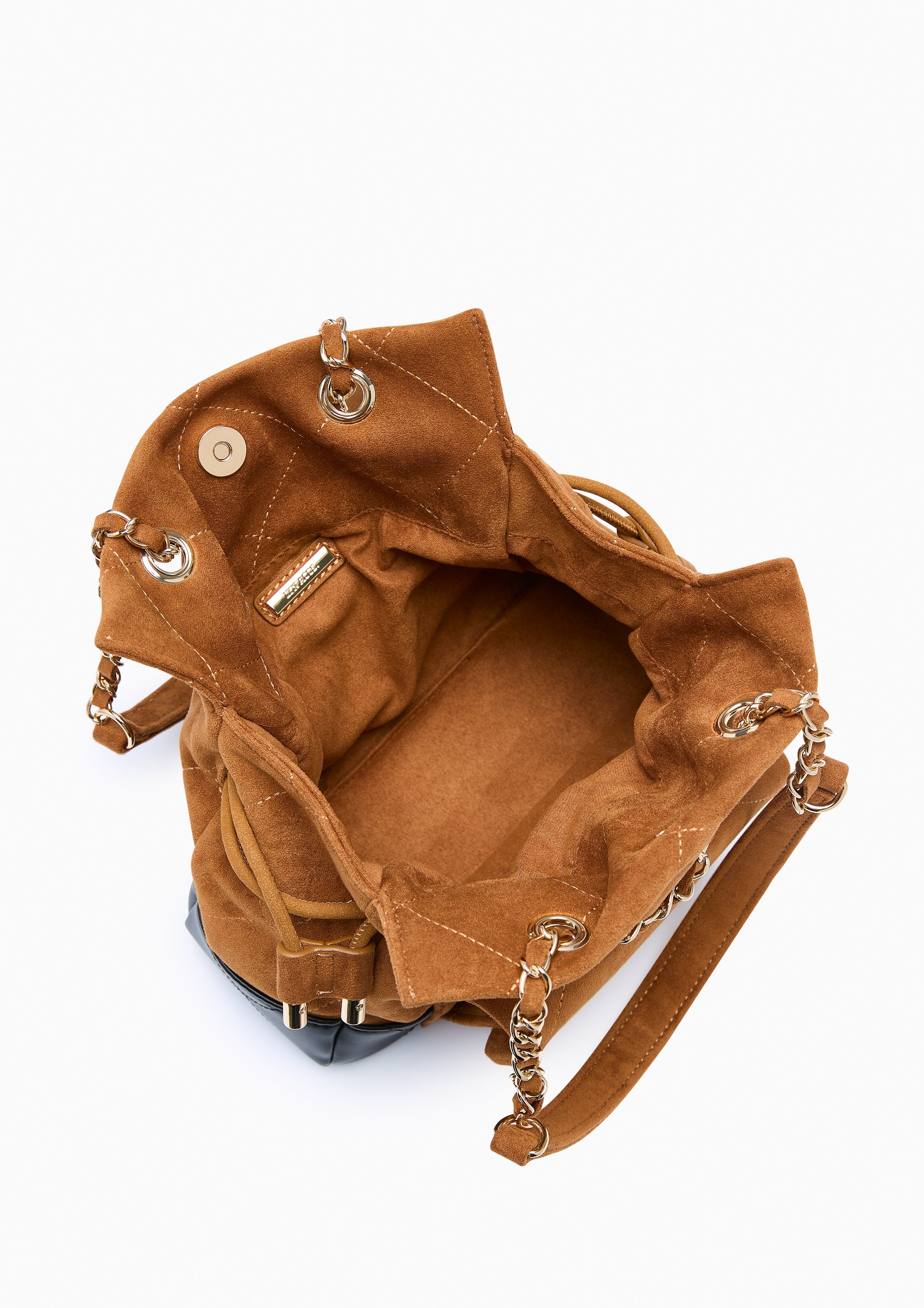 Destiny I Drawstring Crossbody Bag Brown