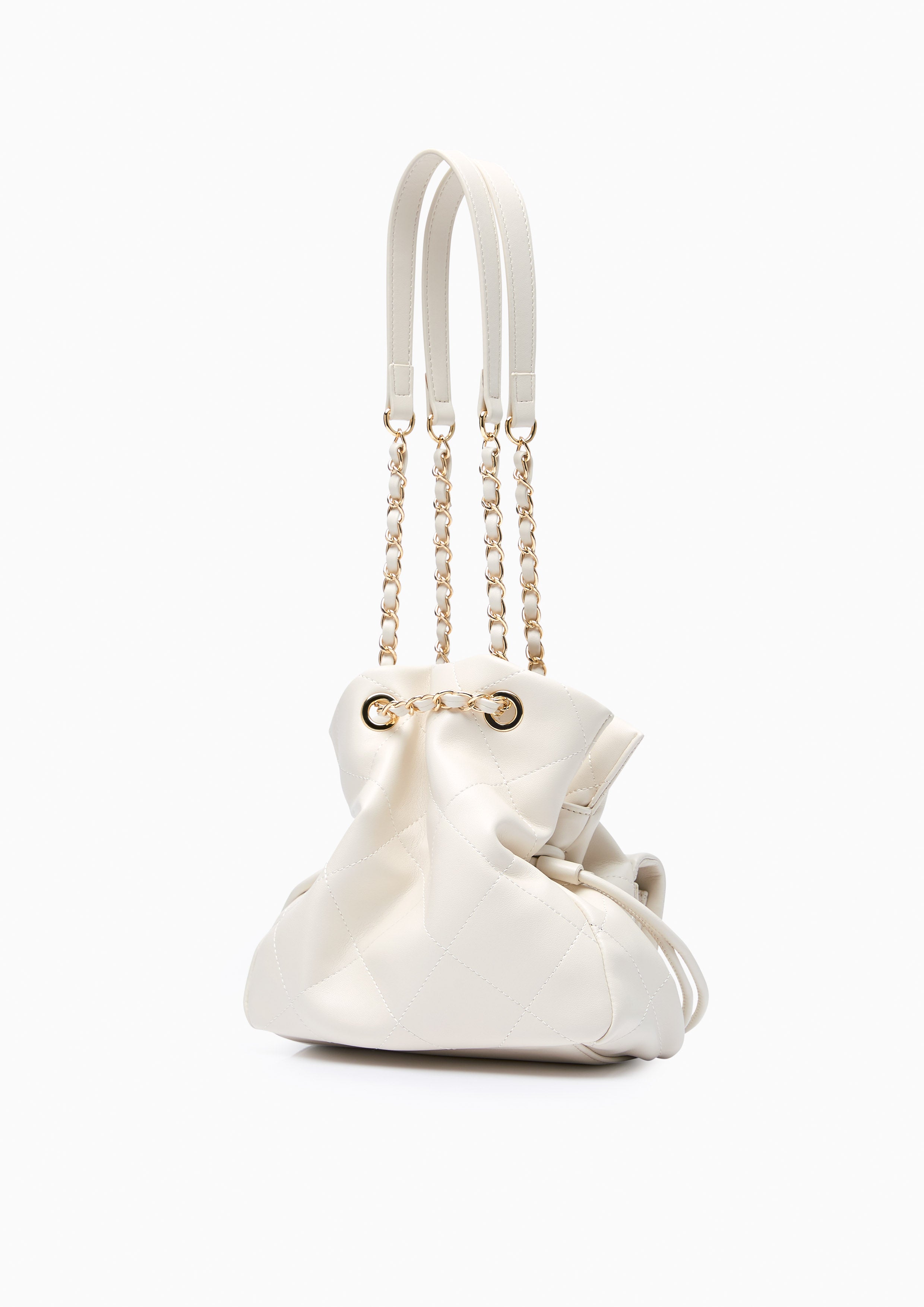 Destiny Ii Drawstring Crossbody Bag Ivory