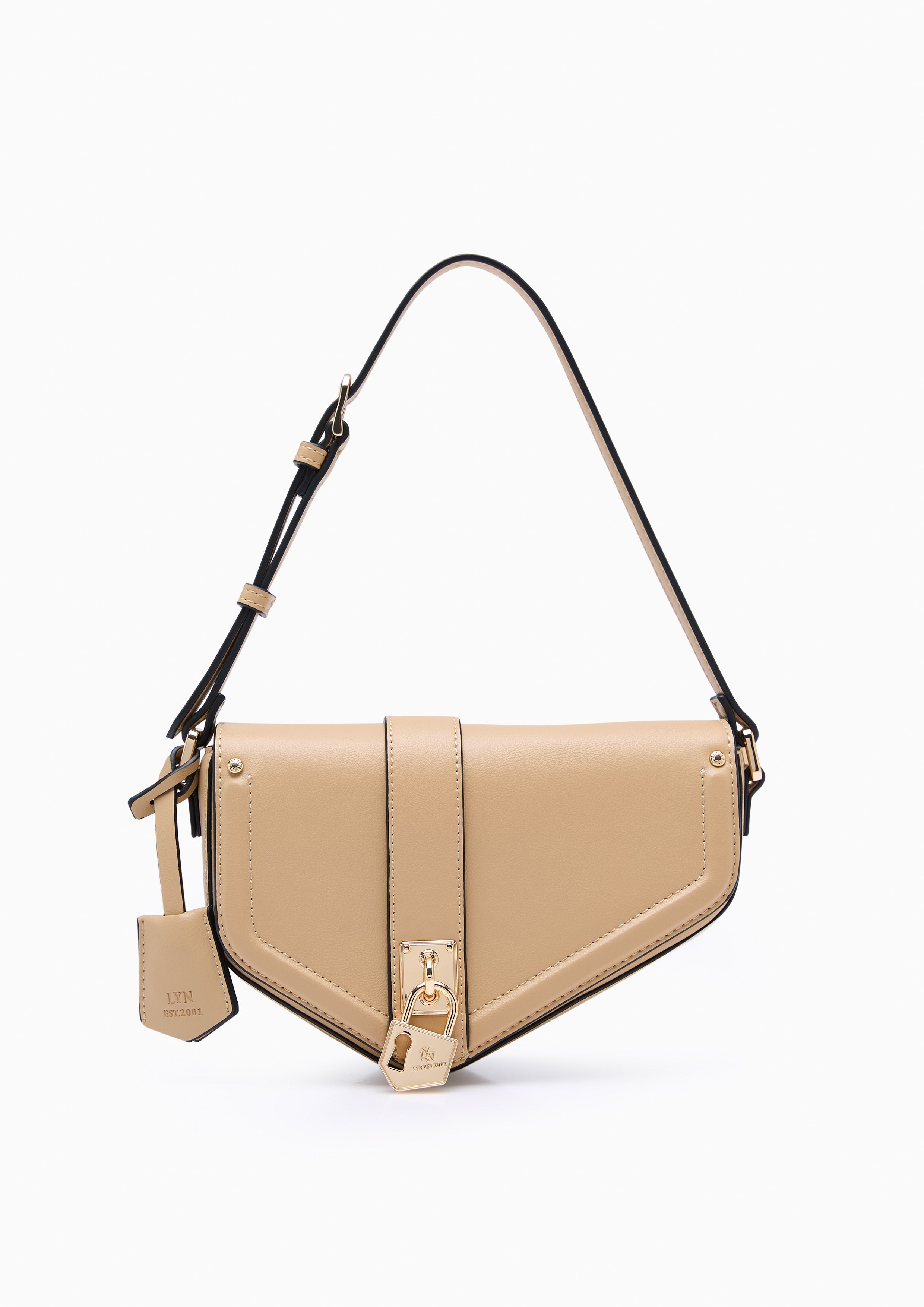 Neutra S Flap Shoulder Bag Beige
