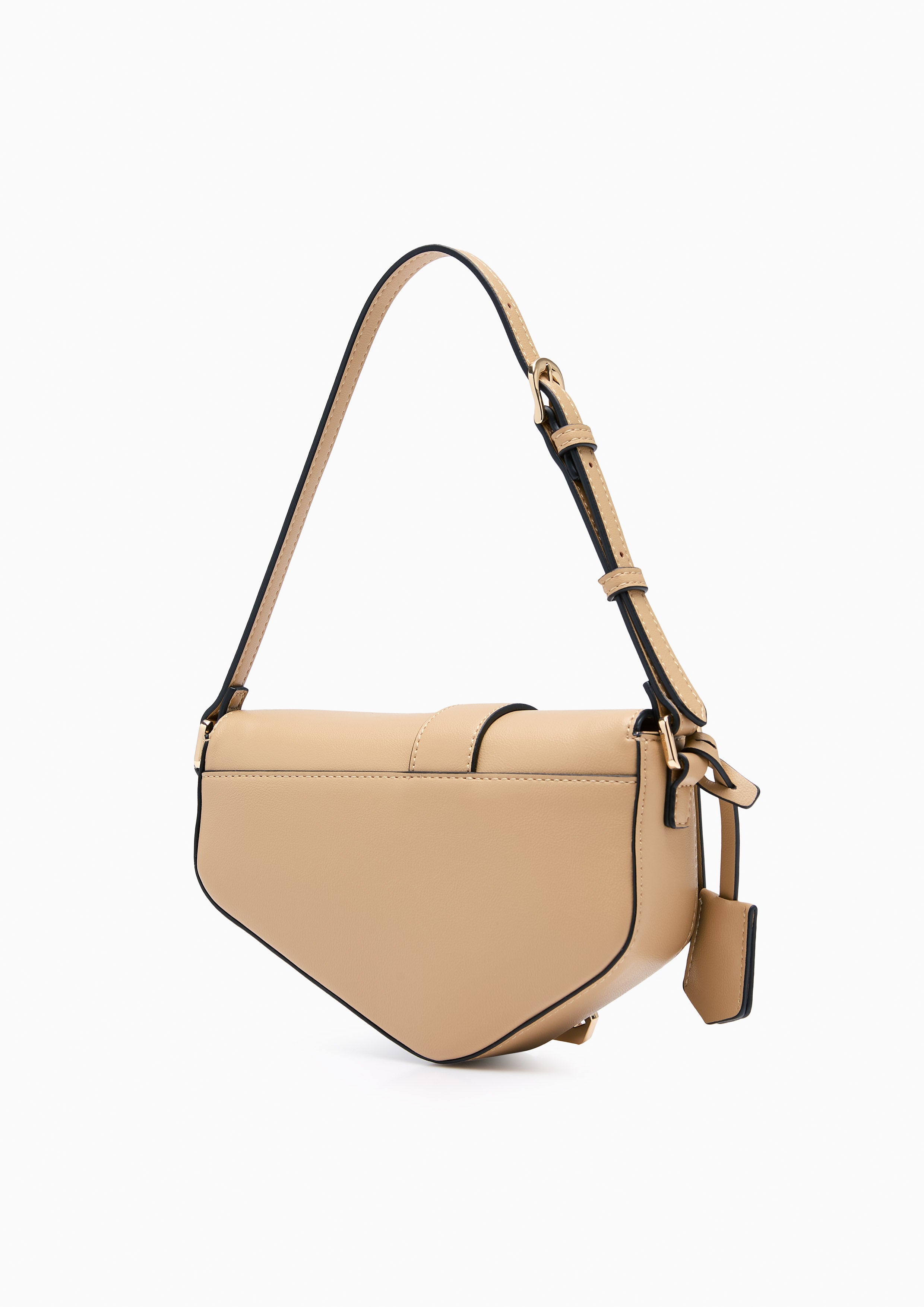 Neutra S Flap Shoulder Bag Beige