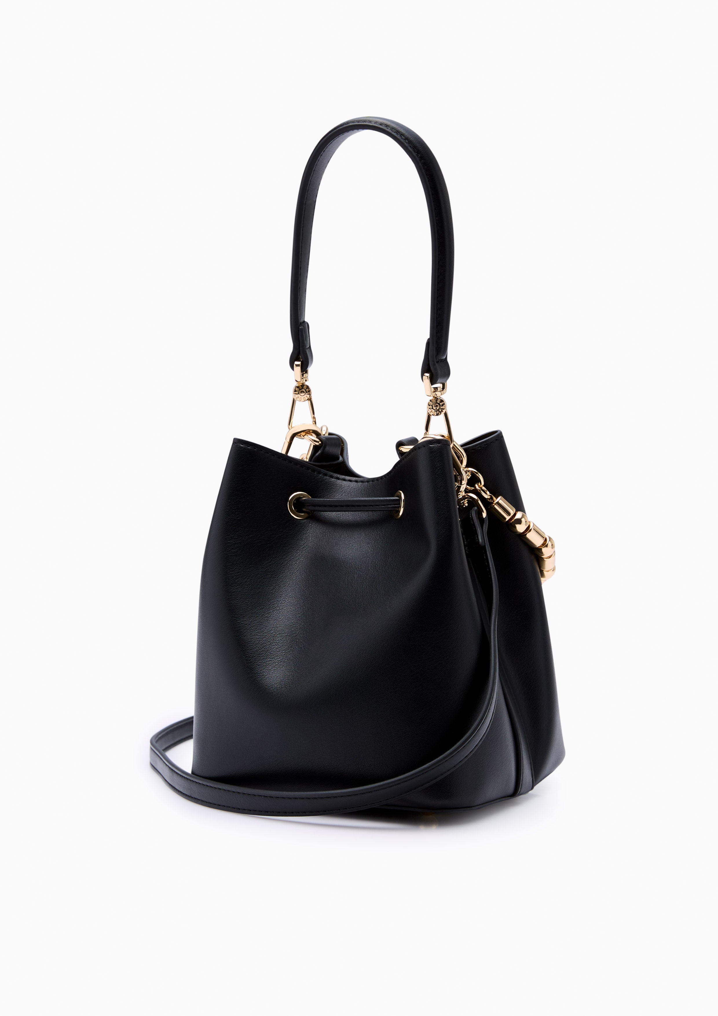 Re-Edit Gatsby Carina S Bucket Bag Black