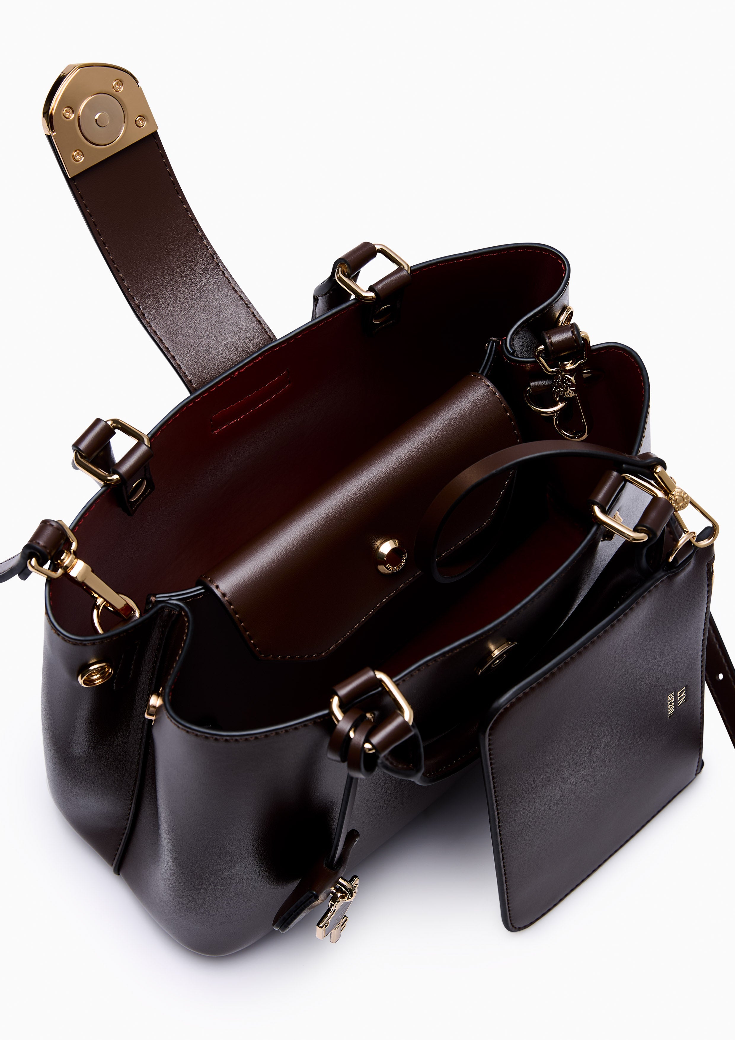Re-Edit Athen M Tote Bag Dark Brown