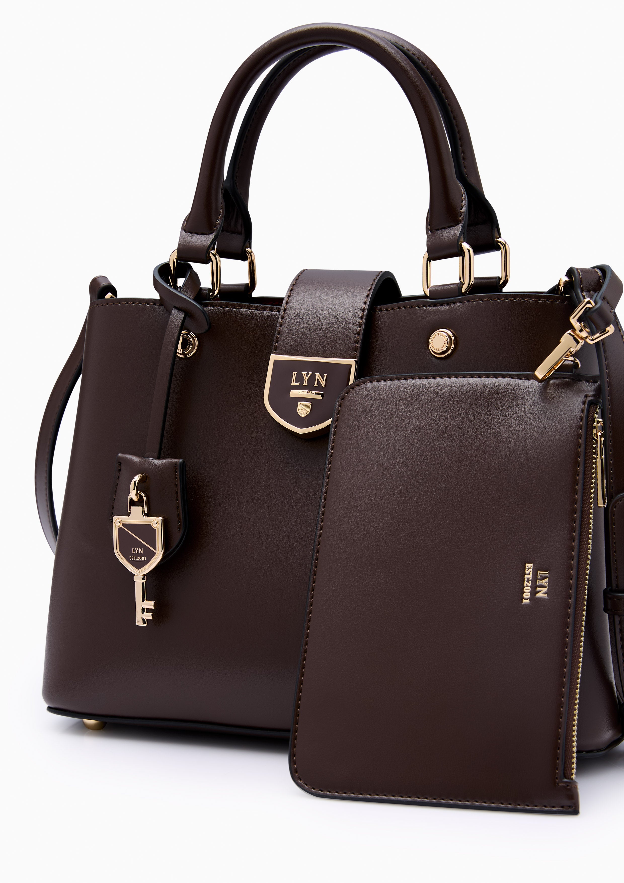 Re-Edit Athen M Tote Bag Dark Brown