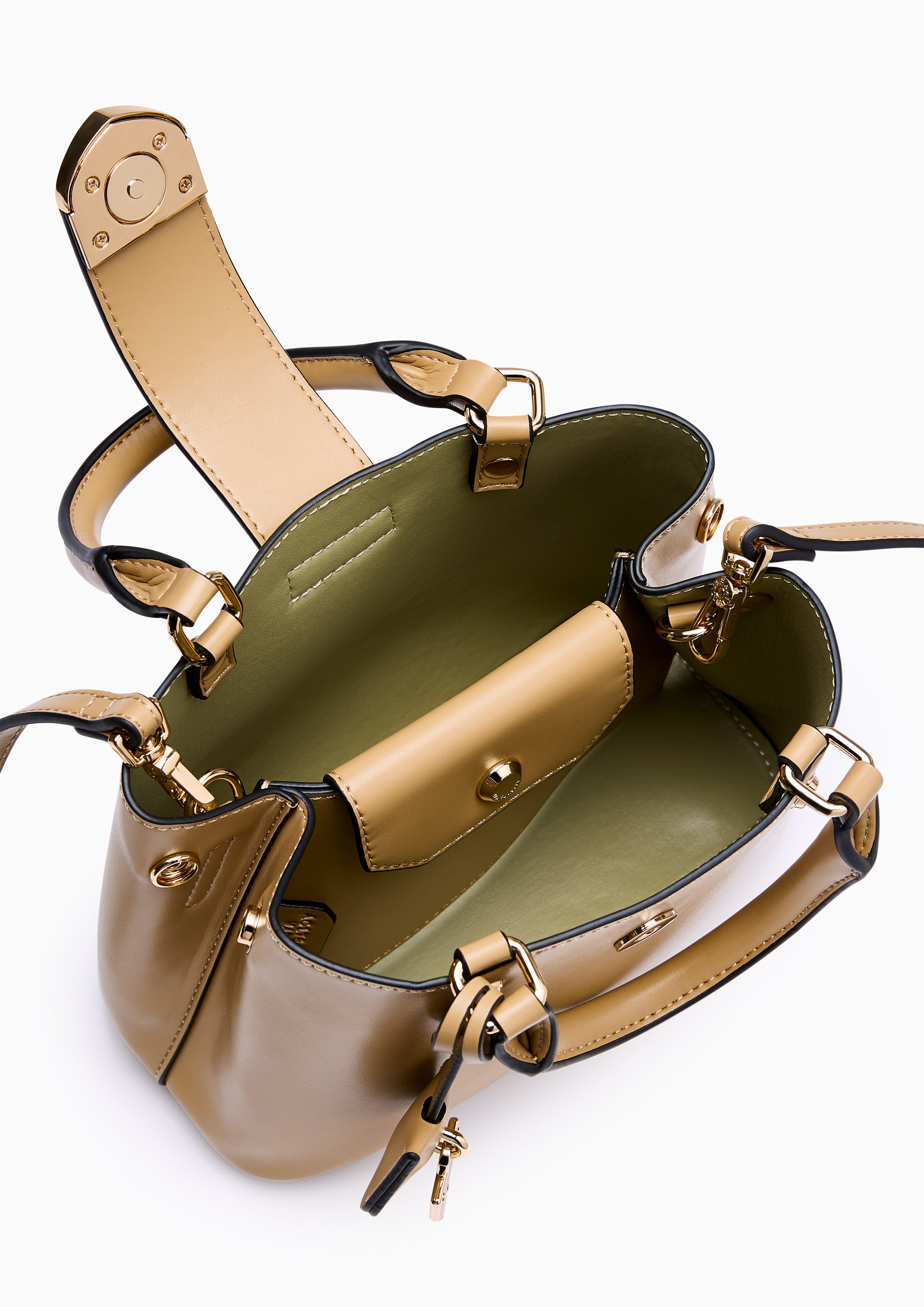 Re-Edit New Athena S Tote Light Brown