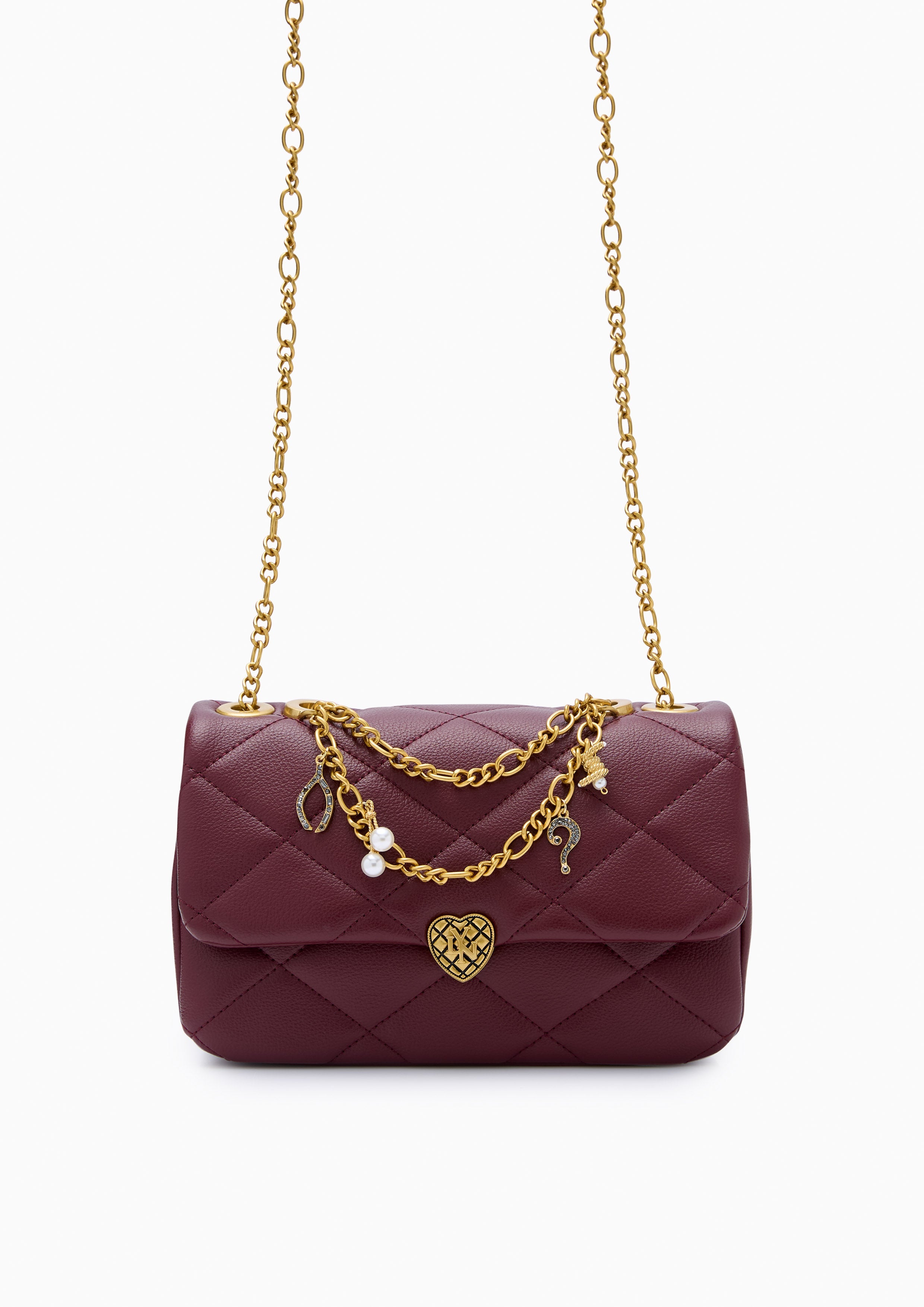 Casey M Crossbody Bag Dark Red