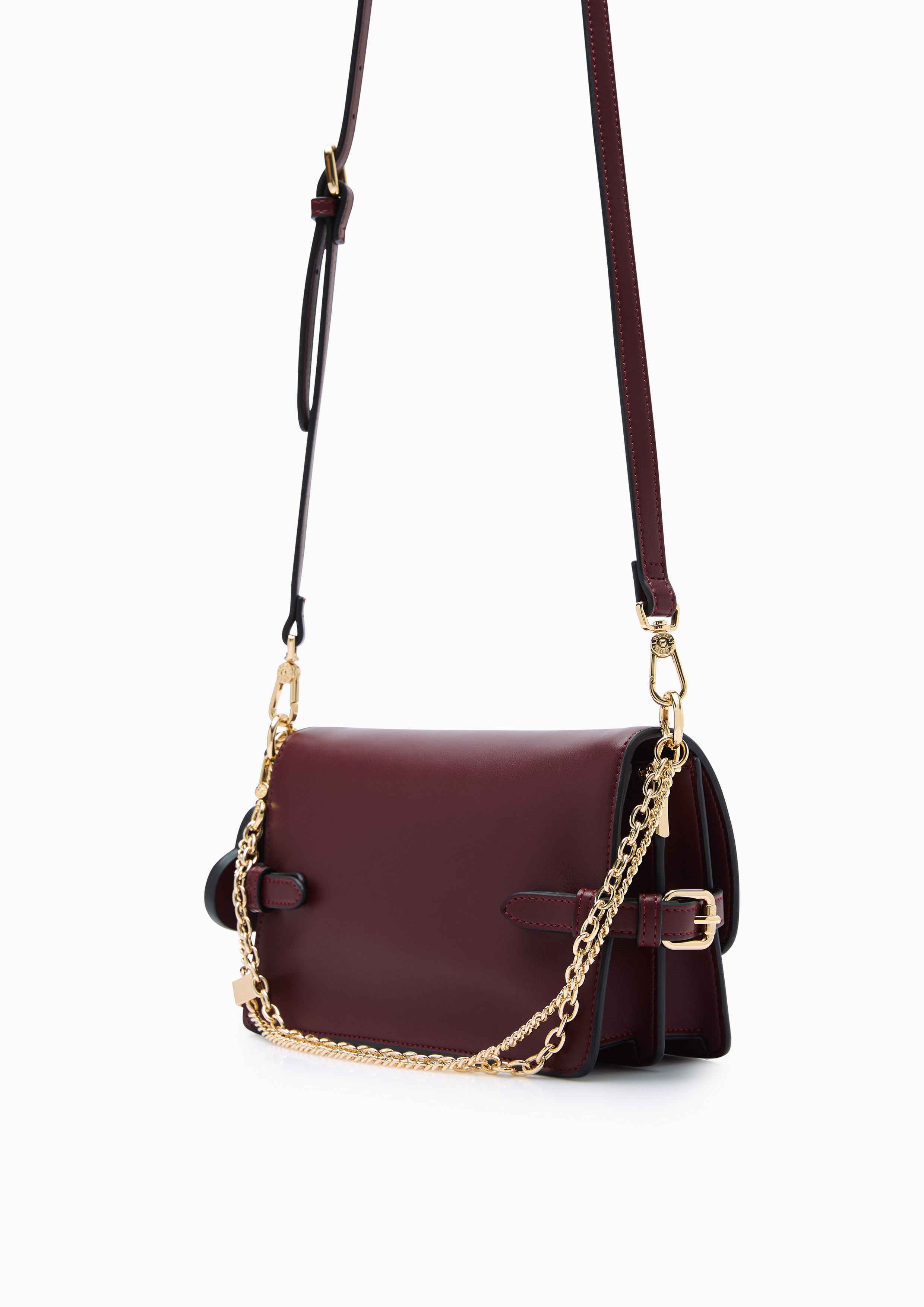 Mabel S Shoulder Bag Dark Red