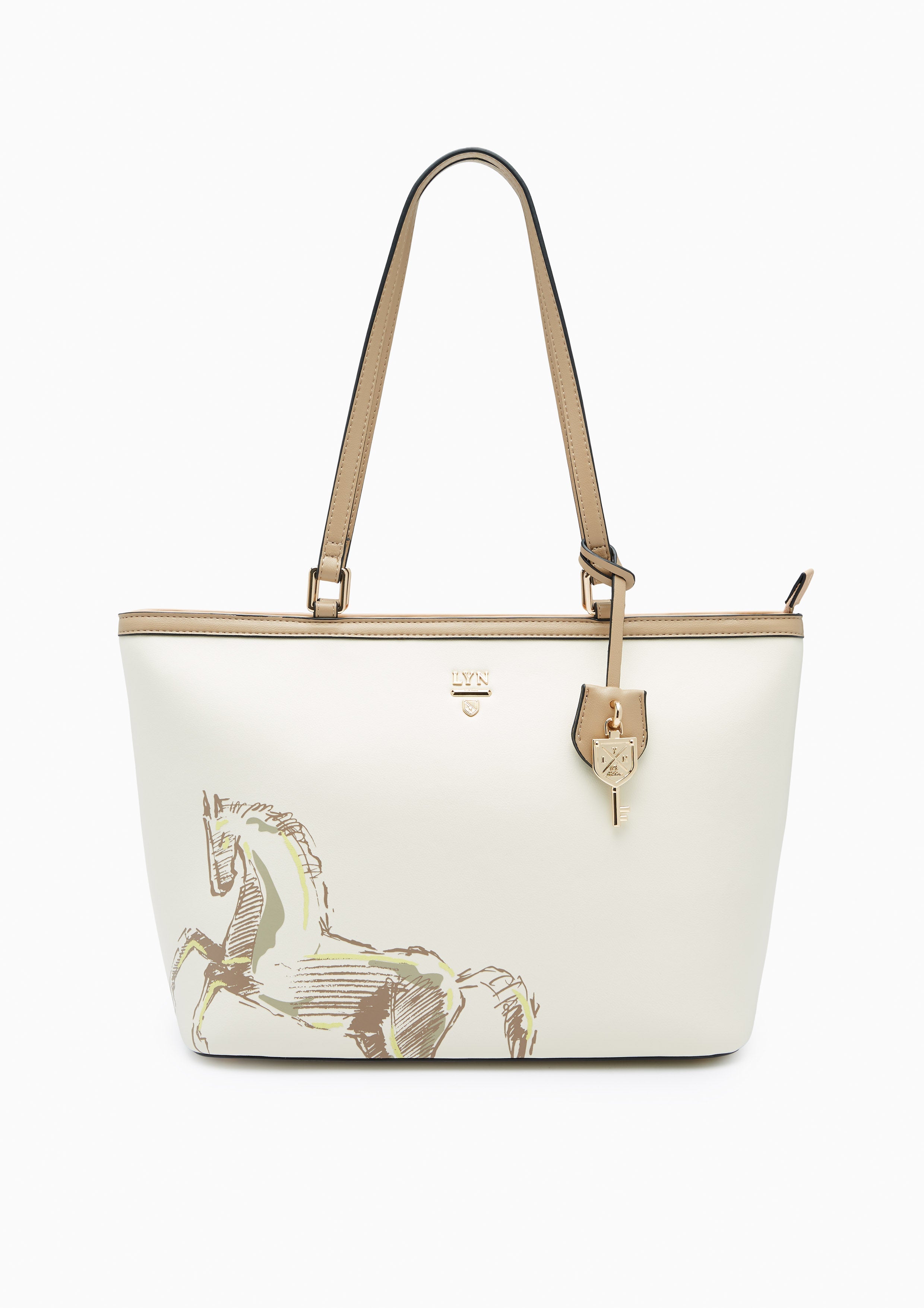 Re-Edit Mustang L Tote Bag Ivory