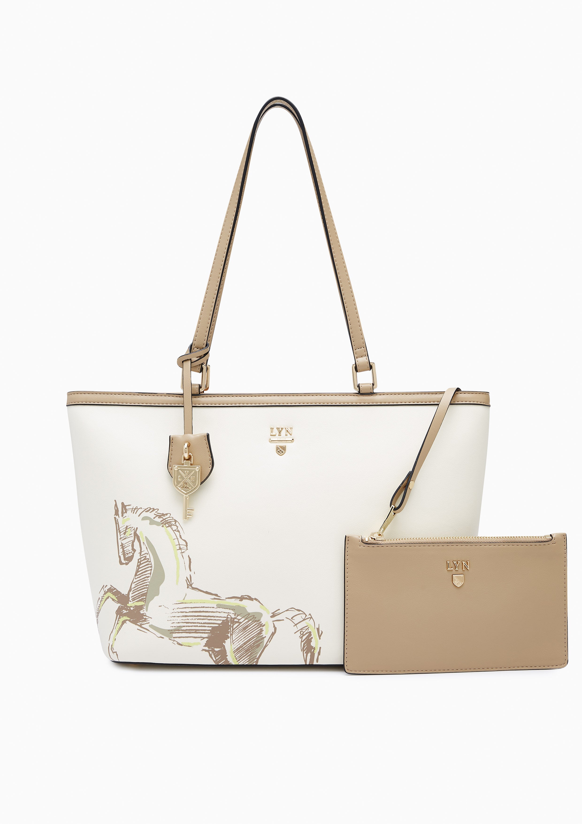 Re-Edit Mustang L Tote Bag Ivory
