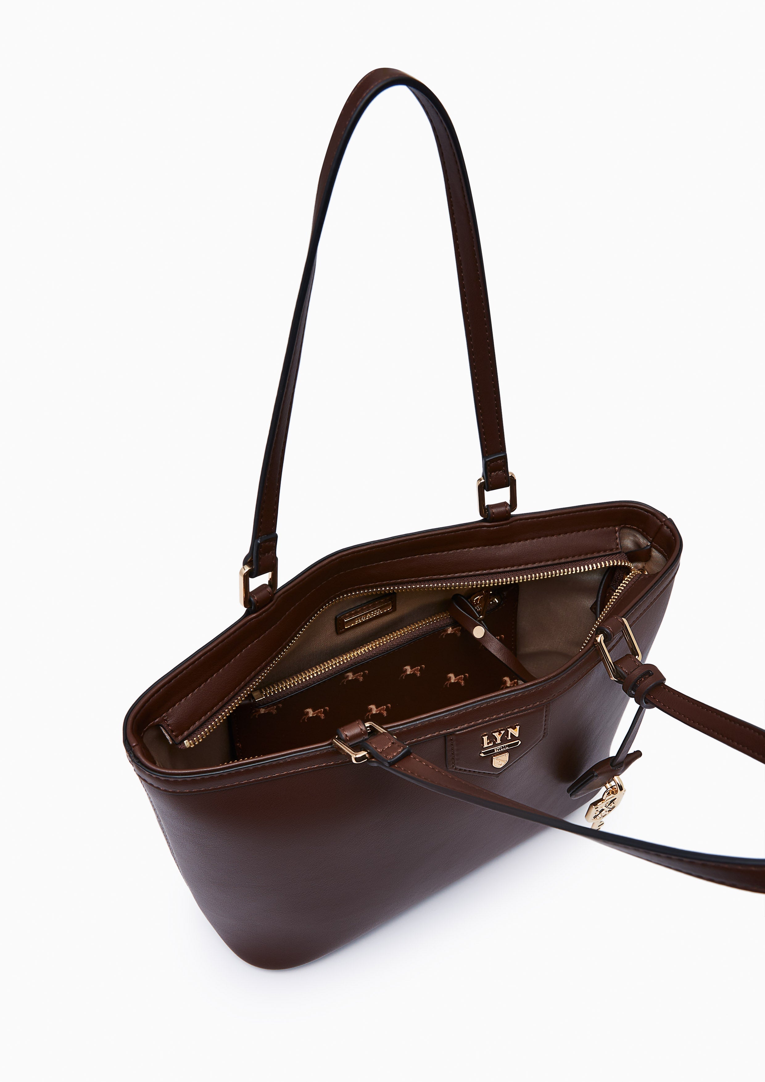 Re-Edit Mustang M Tote Bag Dark Brown