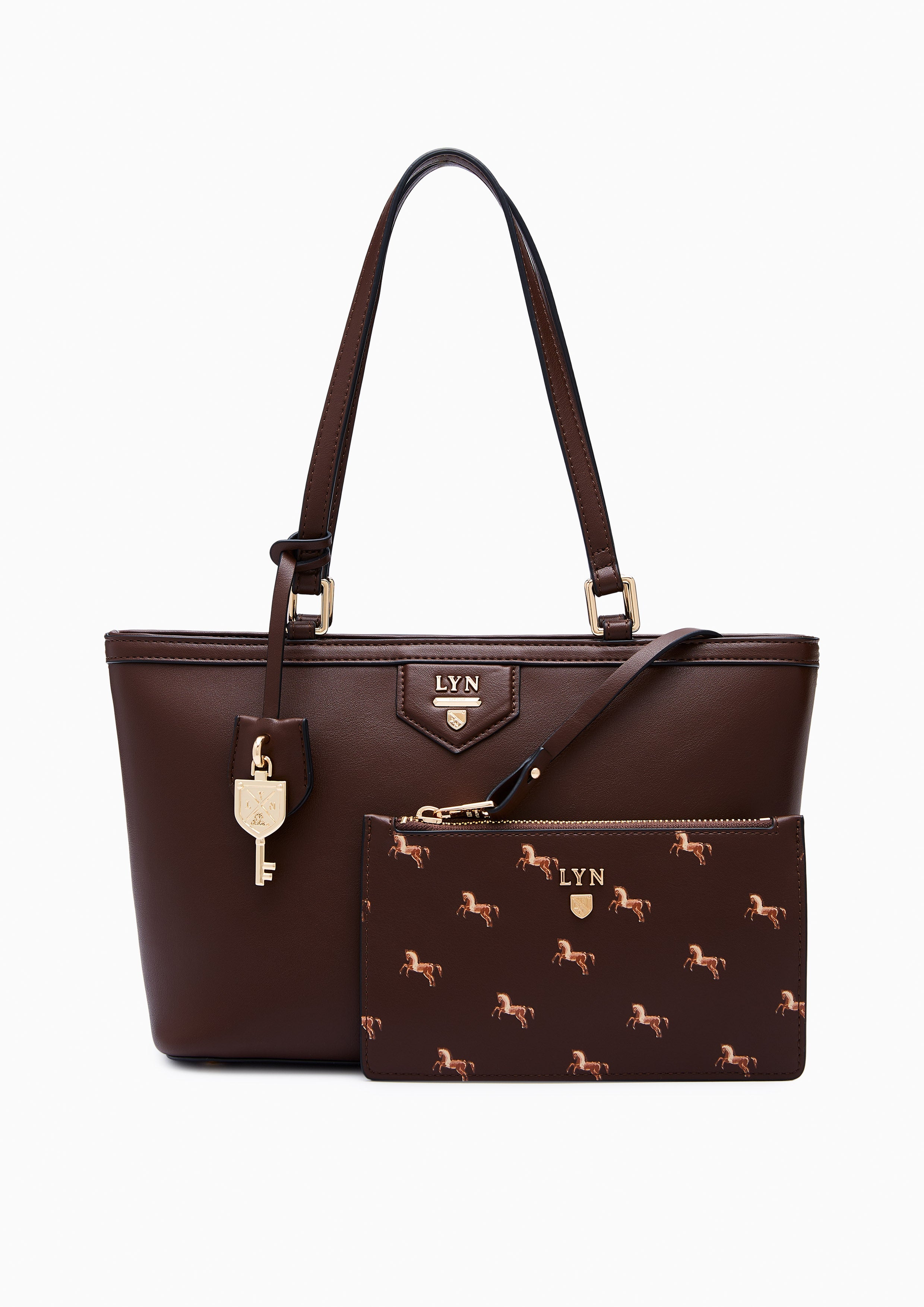 Re-Edit Mustang M Tote Bag Dark Brown