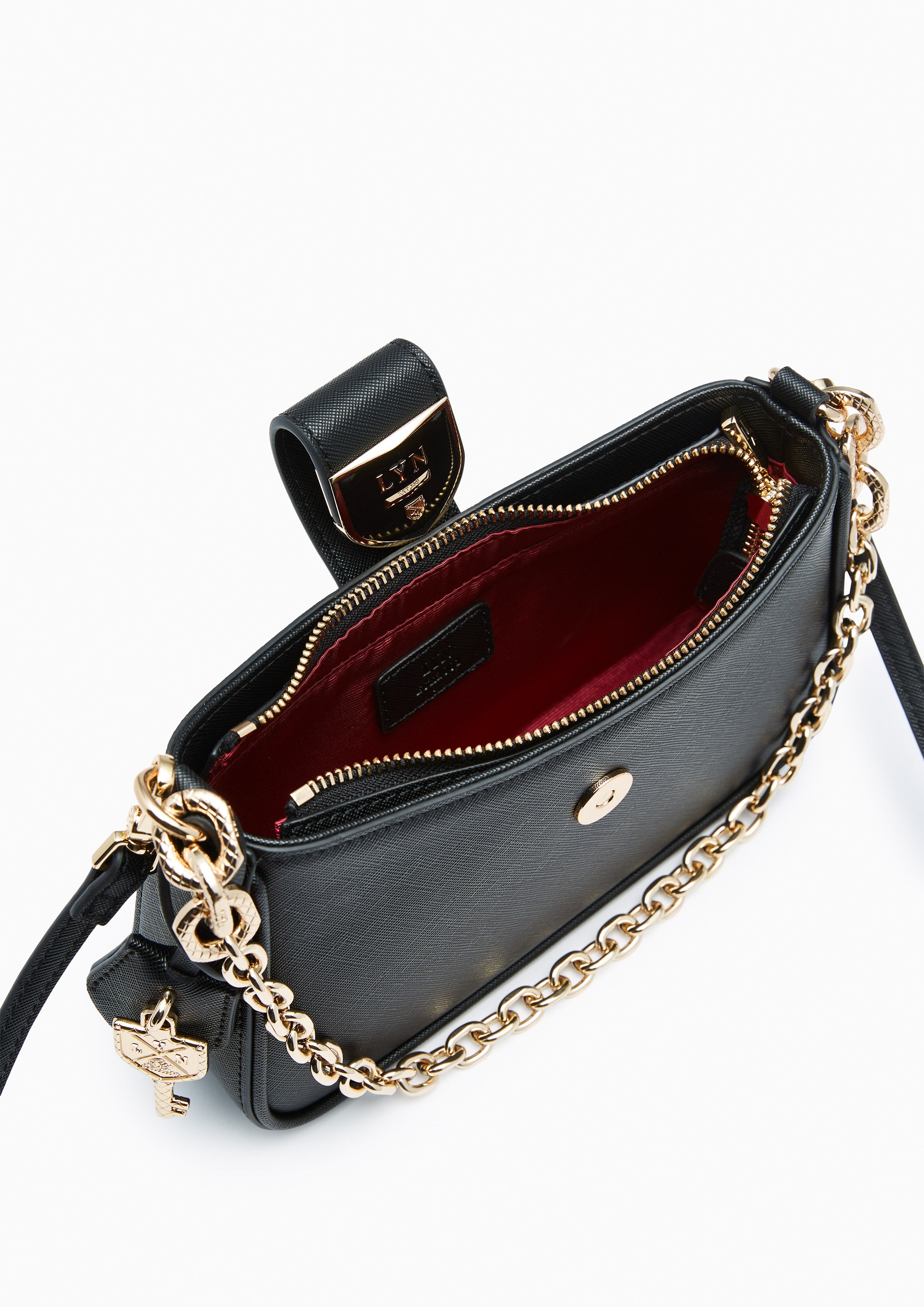 Re-Edit Casia Athella Shoulder Bag Black