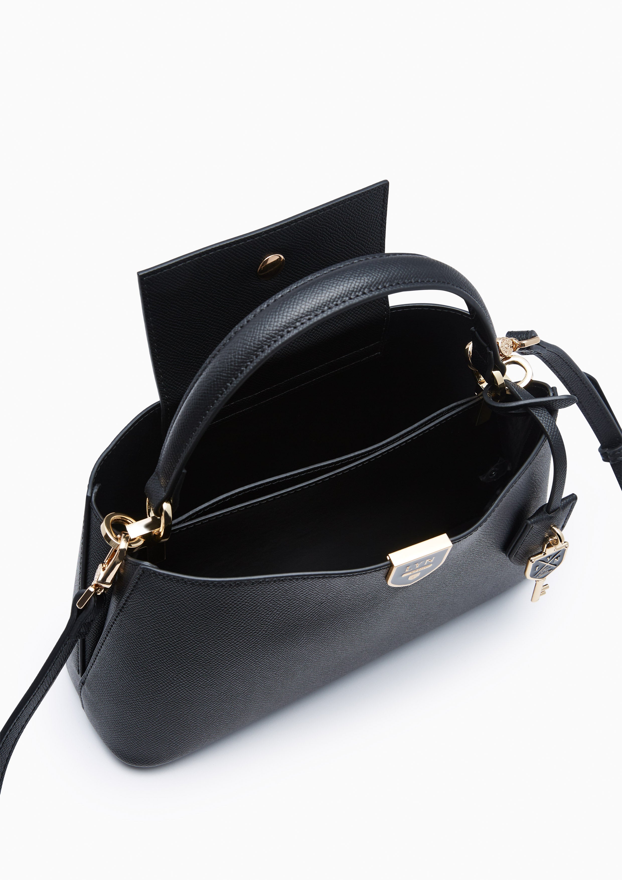 Re-Edit Amanti M Top Handle Bag Black
