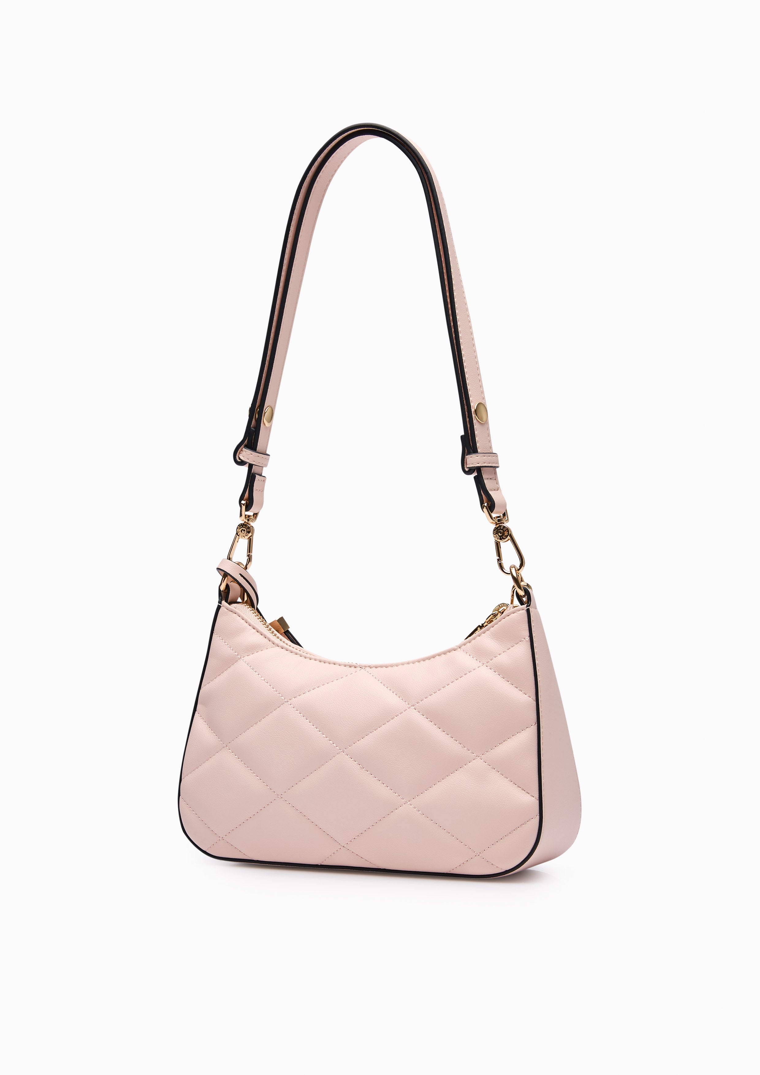 Re-Edit Rosee Quilt S Shoulder Bag Light Pink