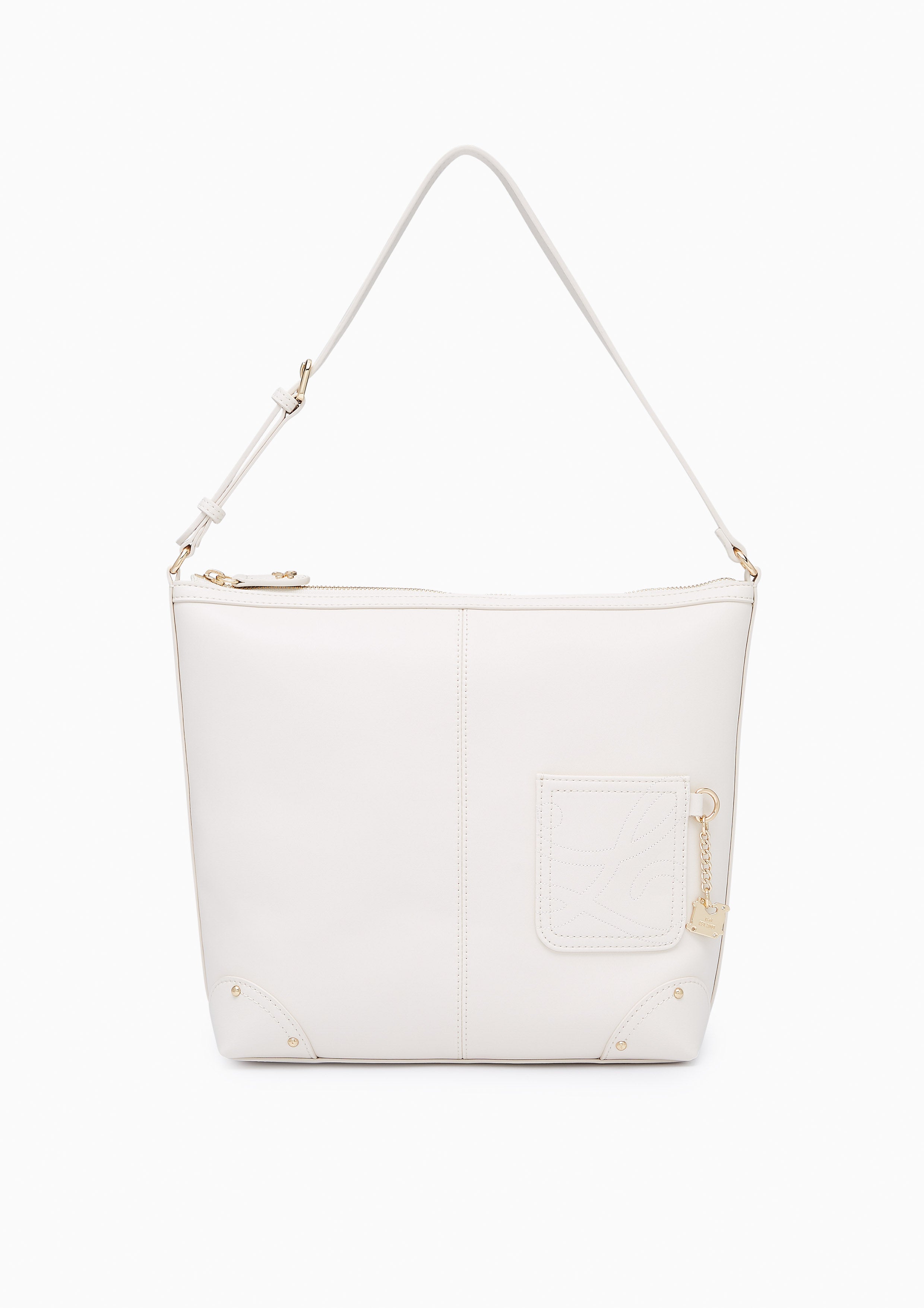 Boyfriedns Shoulder Bag Ivory