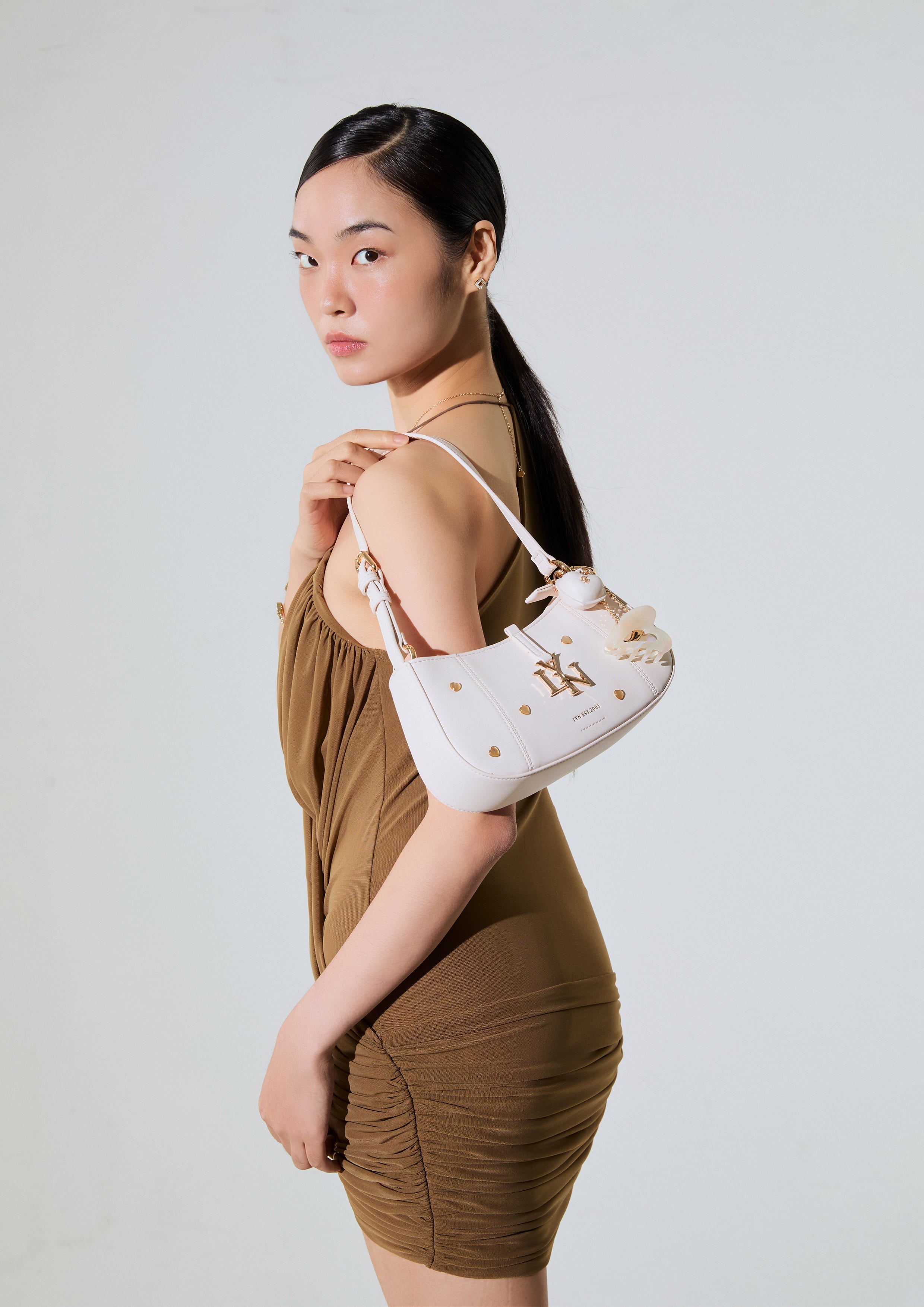 Wendy B. With Love Shoulder Bag Ivory