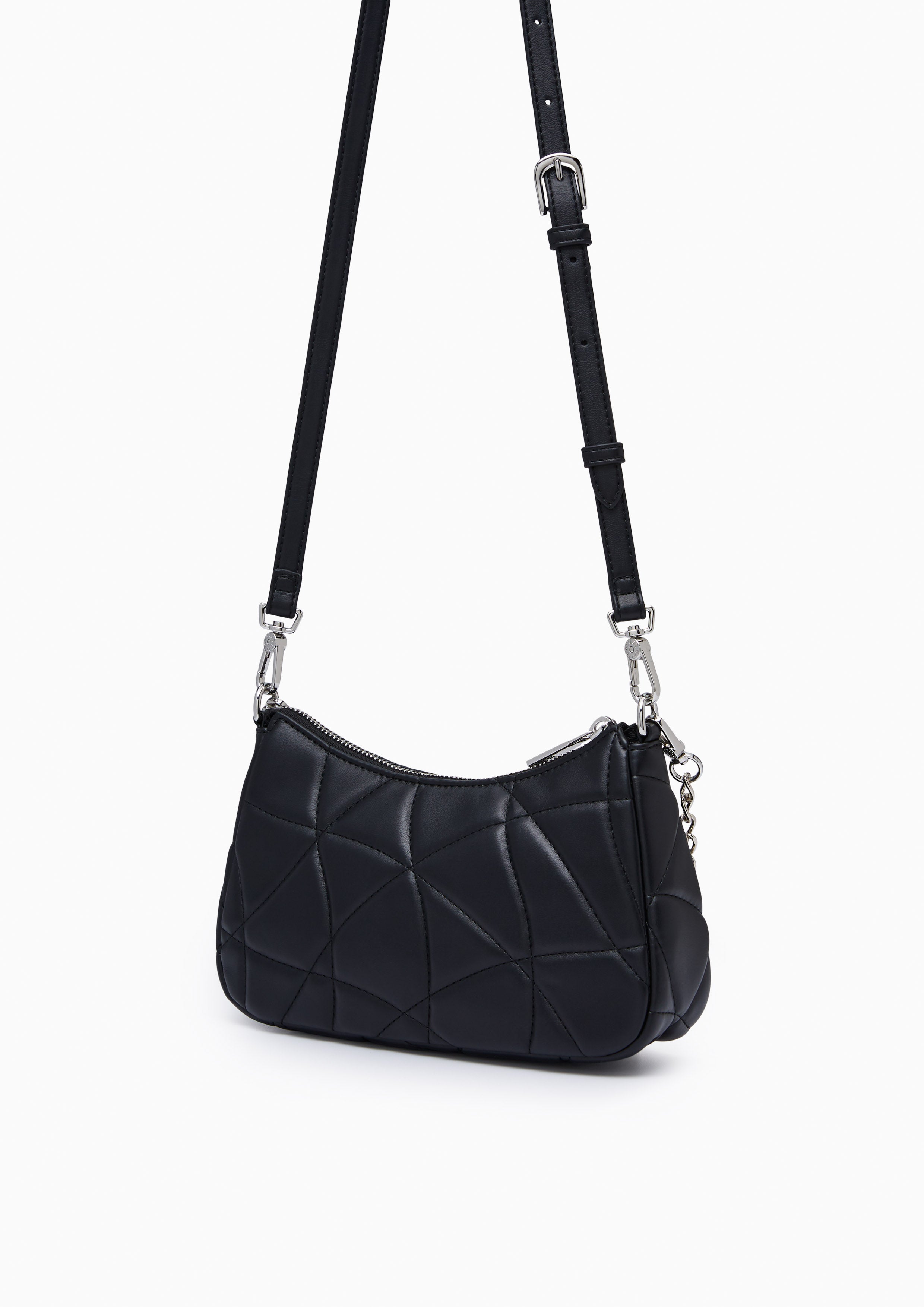Tricia Avant Quilted Shoulder Bag Black