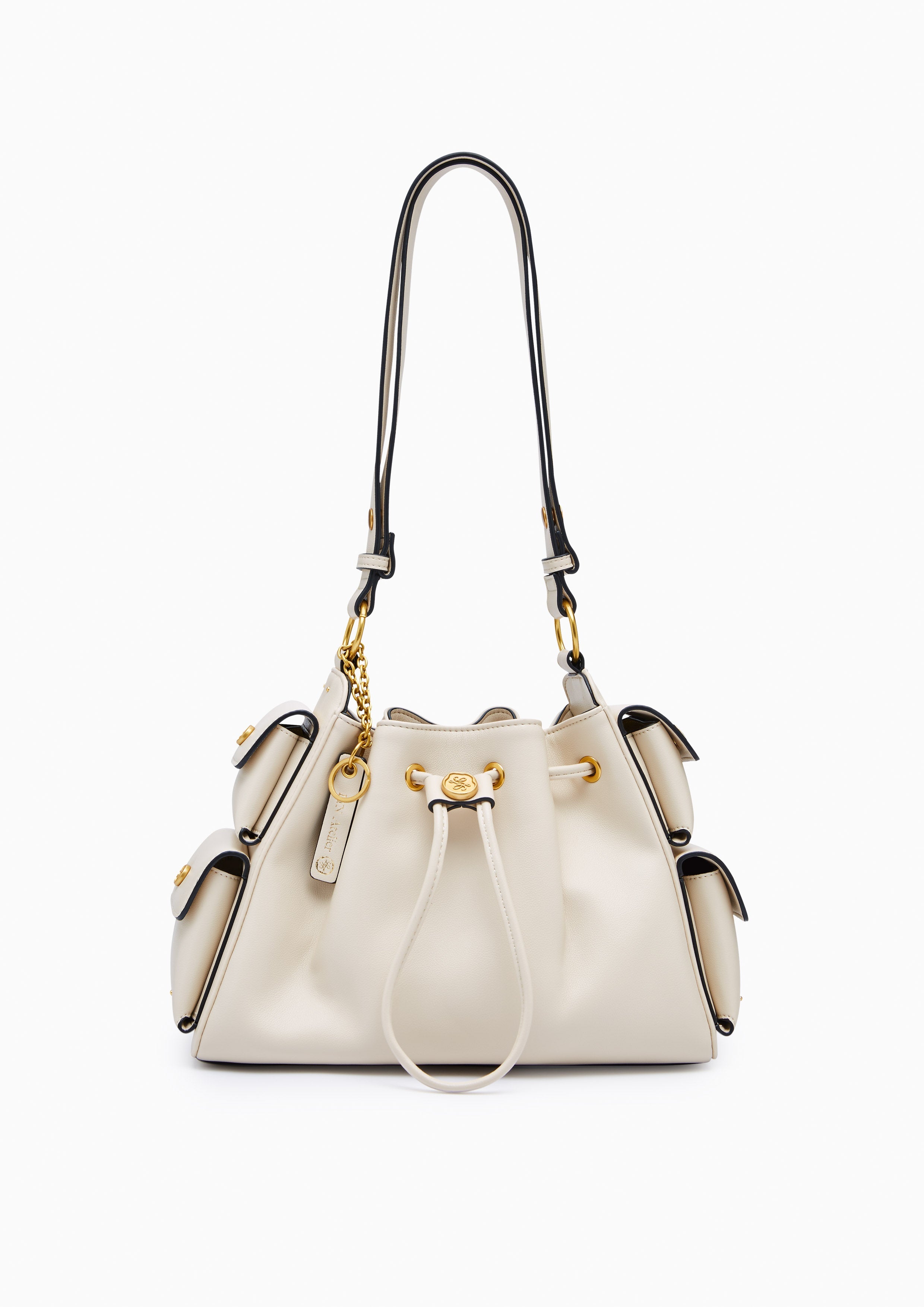 Atelier M Bucket Bag Beige
