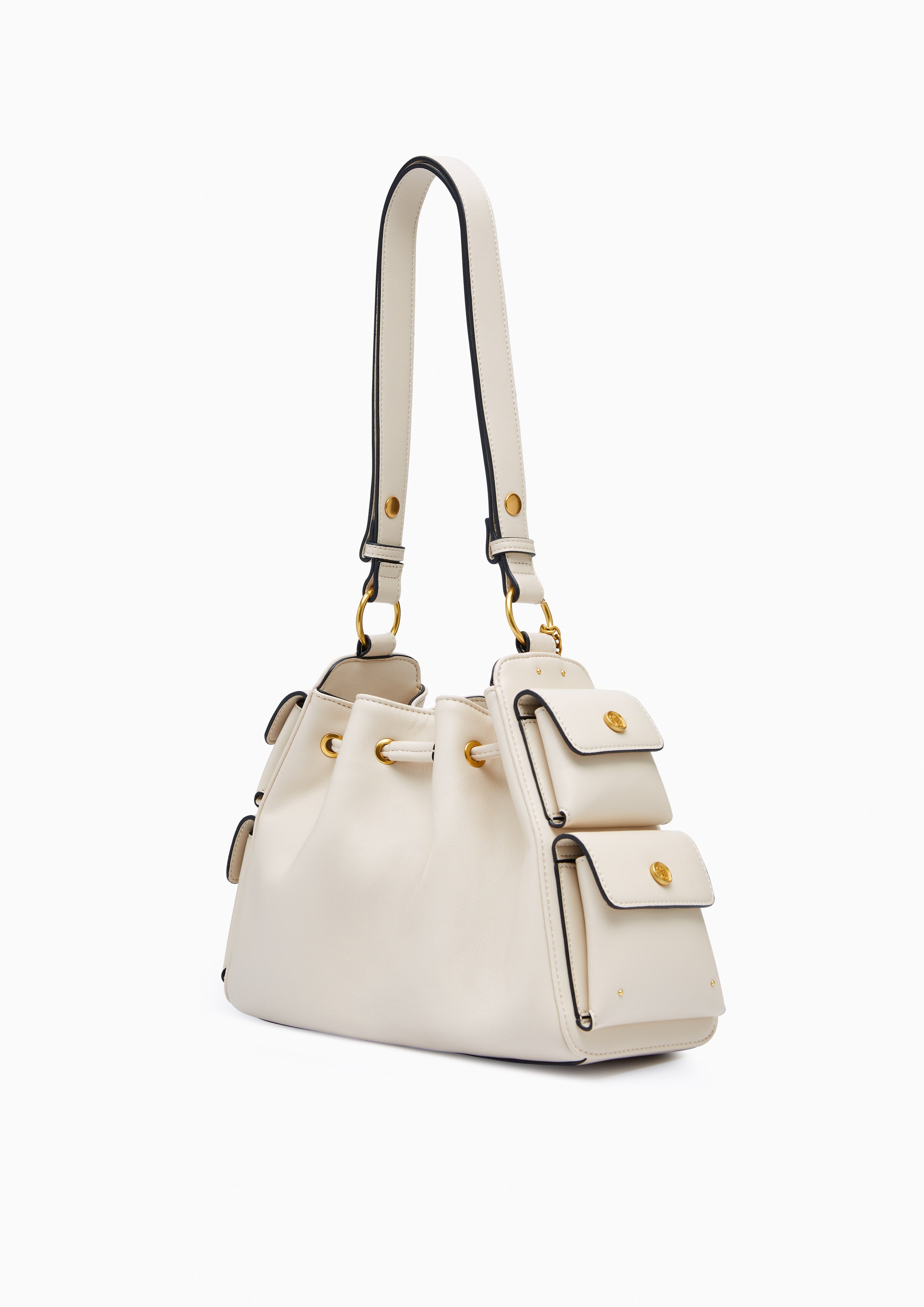 Atelier M Bucket Bag Beige