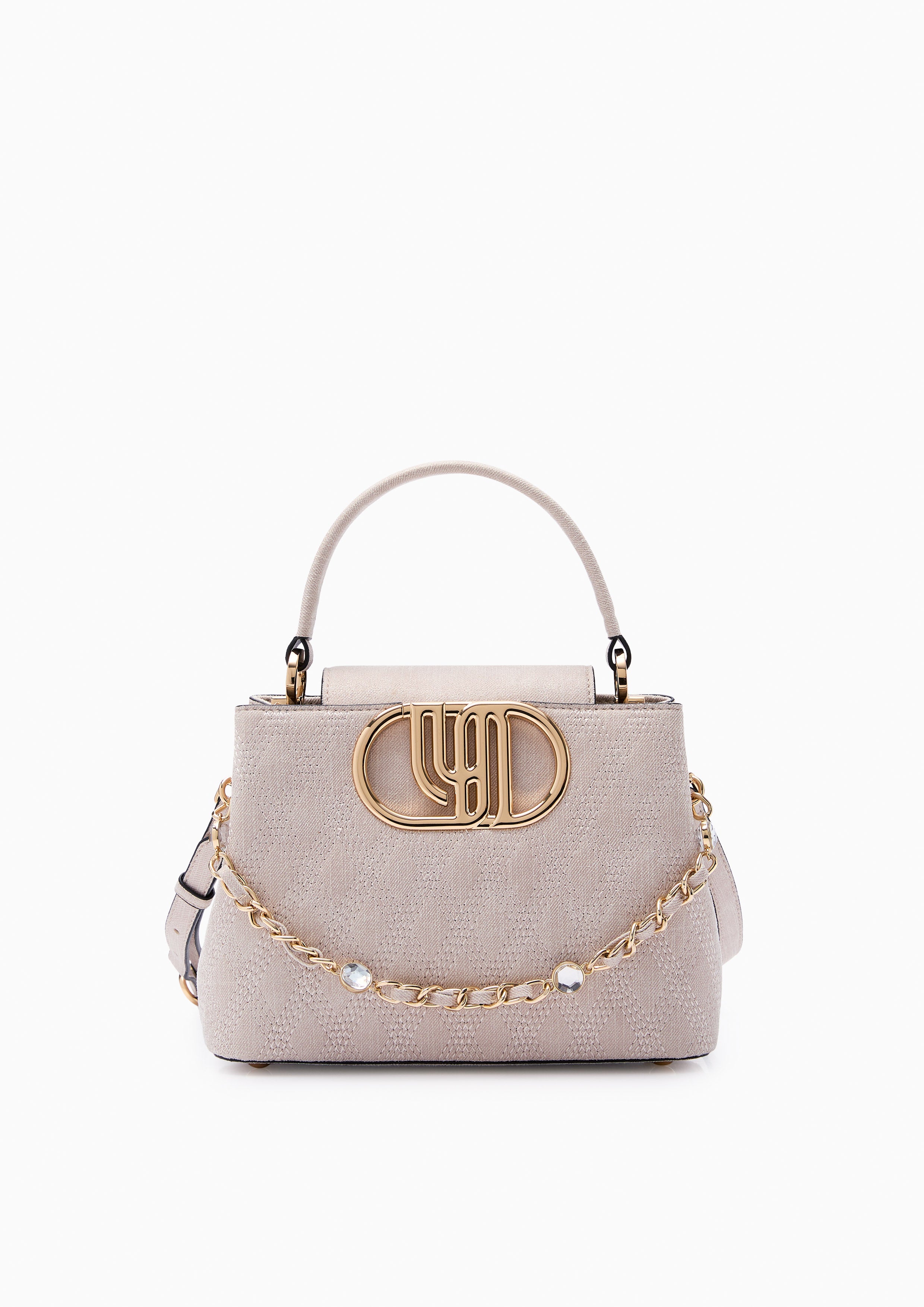 Andreana Infinite Top Handle Bag Beige