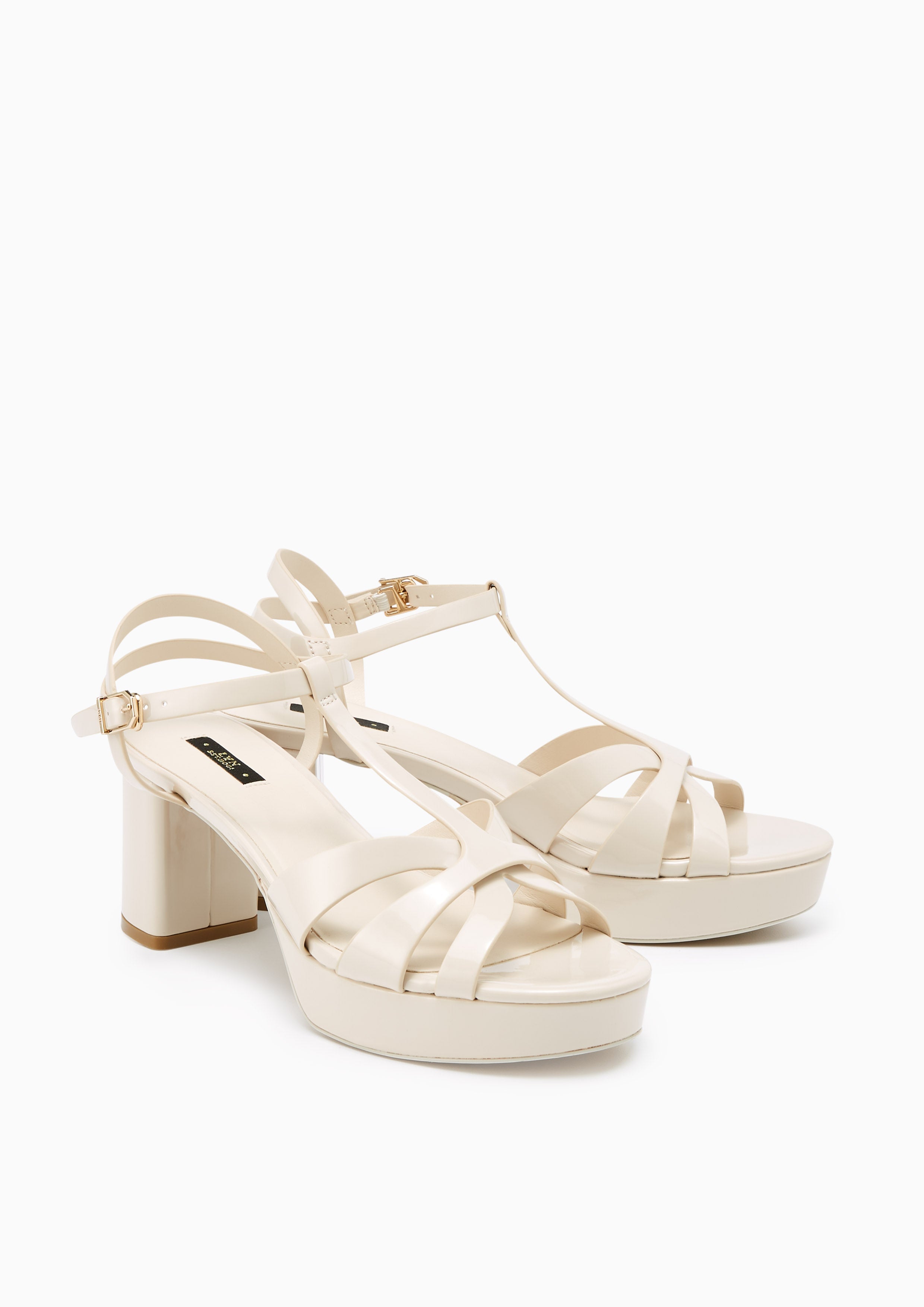 Sabella Mid Ii Platform Sandals Ivory