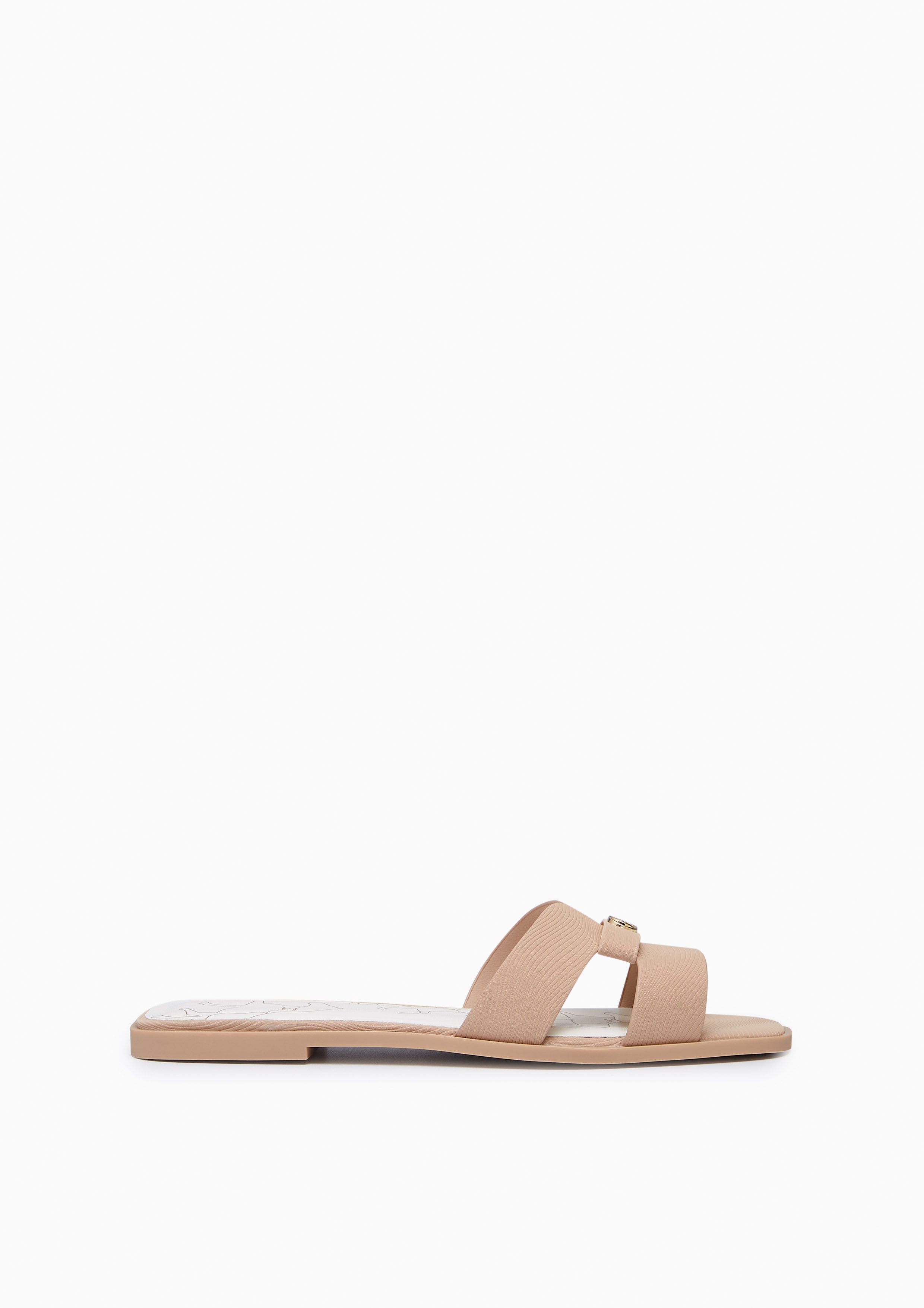 Hey Gallop Flat Sandals Beige