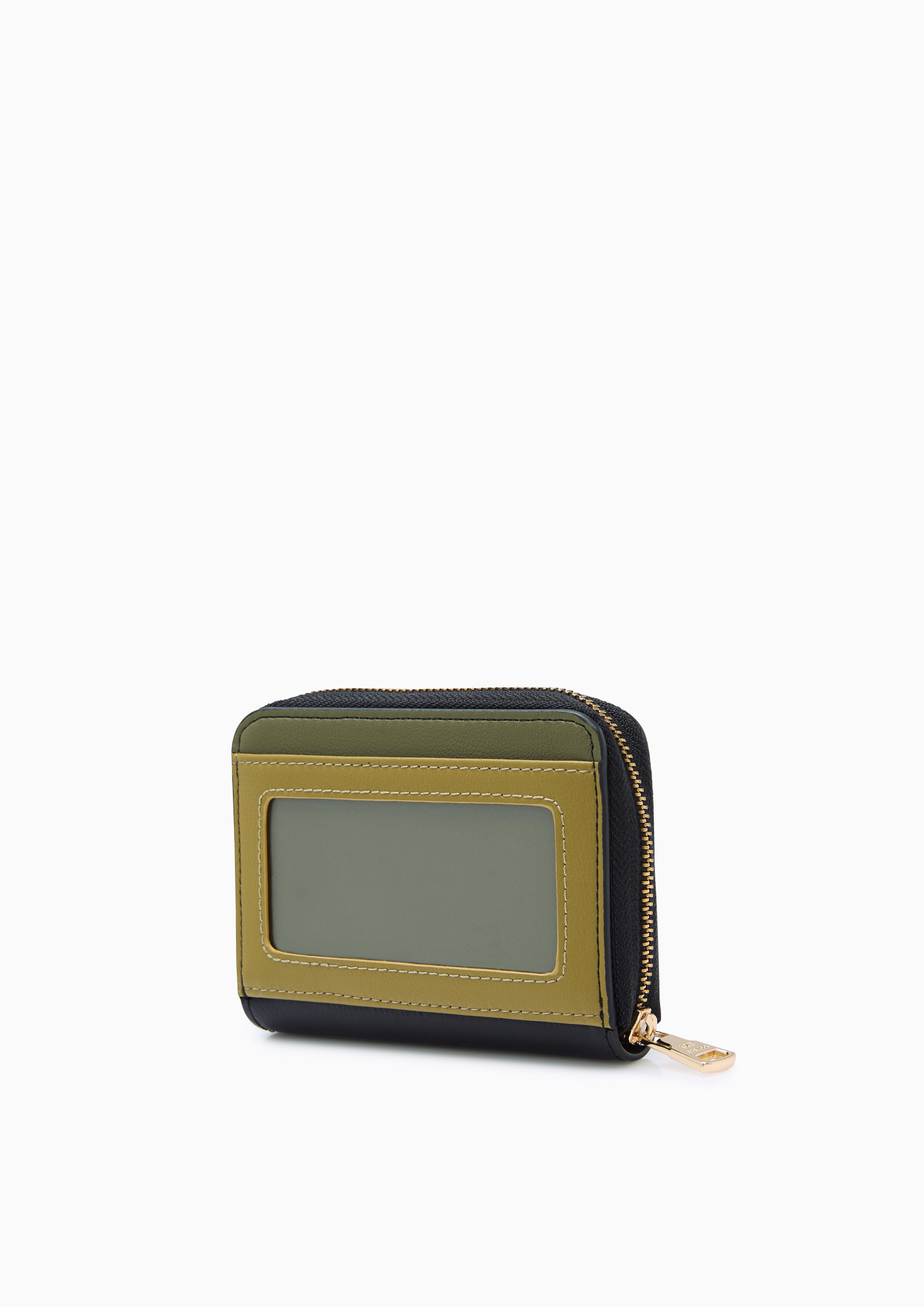 Re-Edit Mustang Short Zip Wallet Black