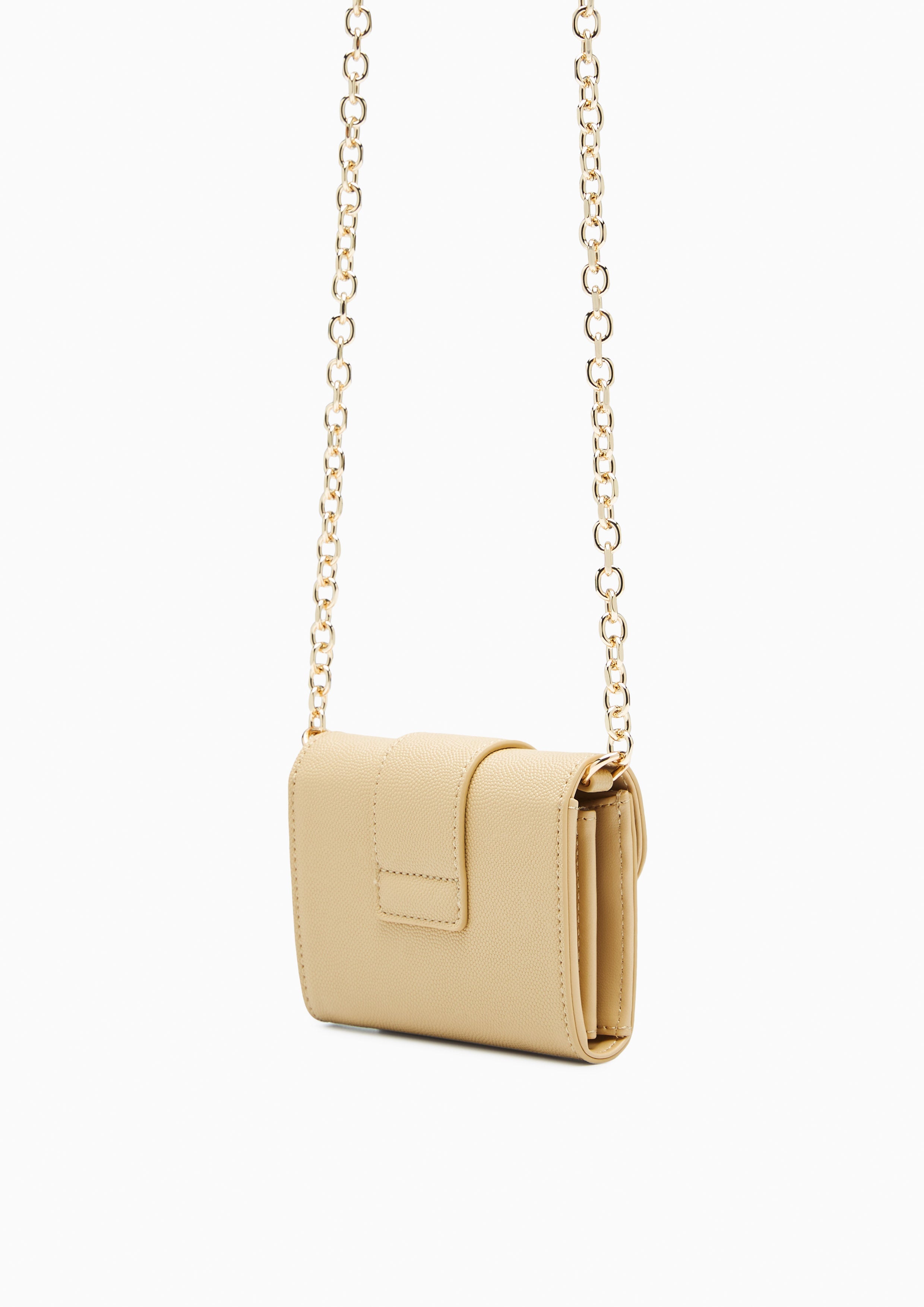 Re-Edit Casia Short Wallet On Chain Beige