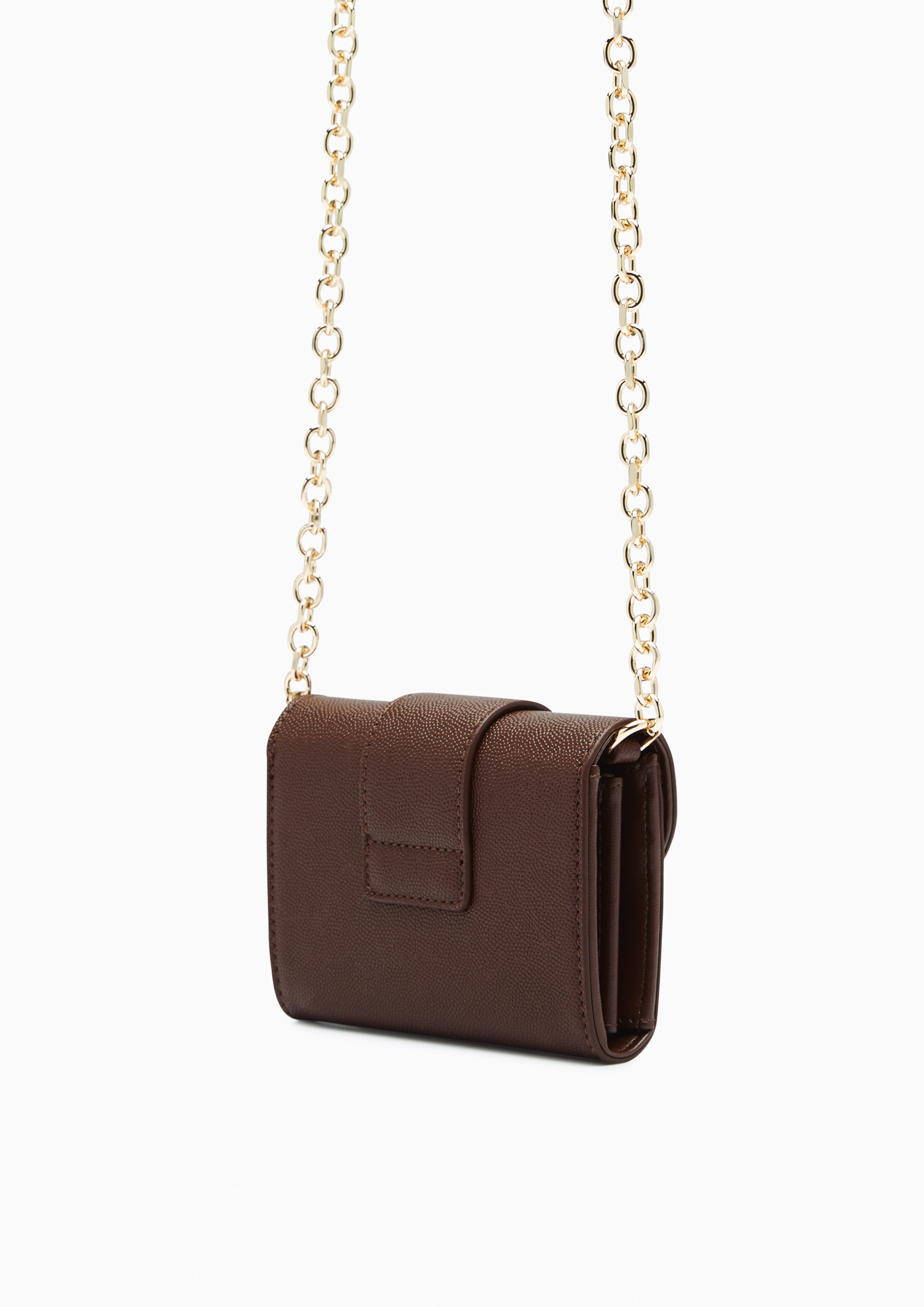 Re-Edit Casia Short Wallet On Chain Dark Brown