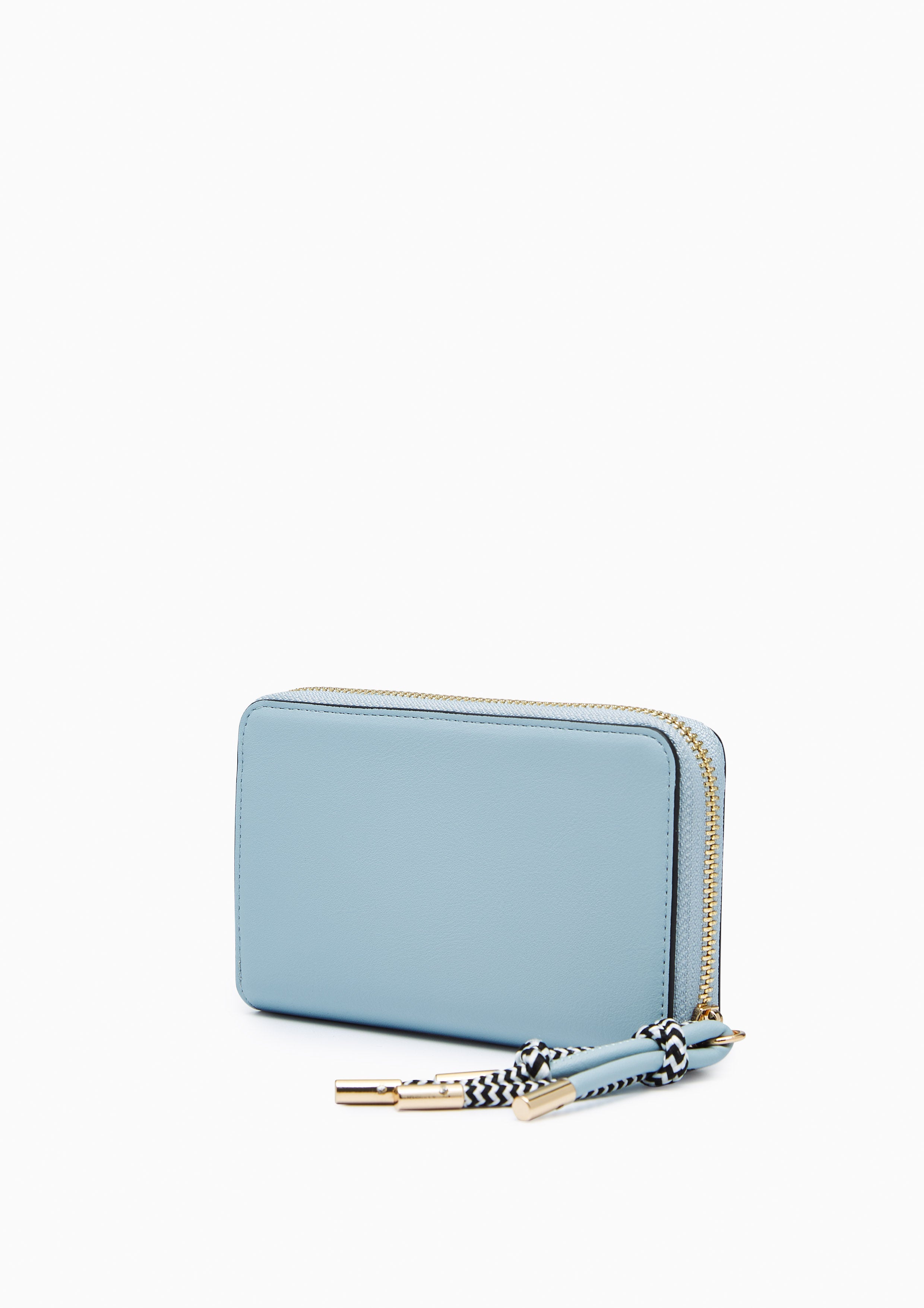 Lola Zip Semi Wallet Blue