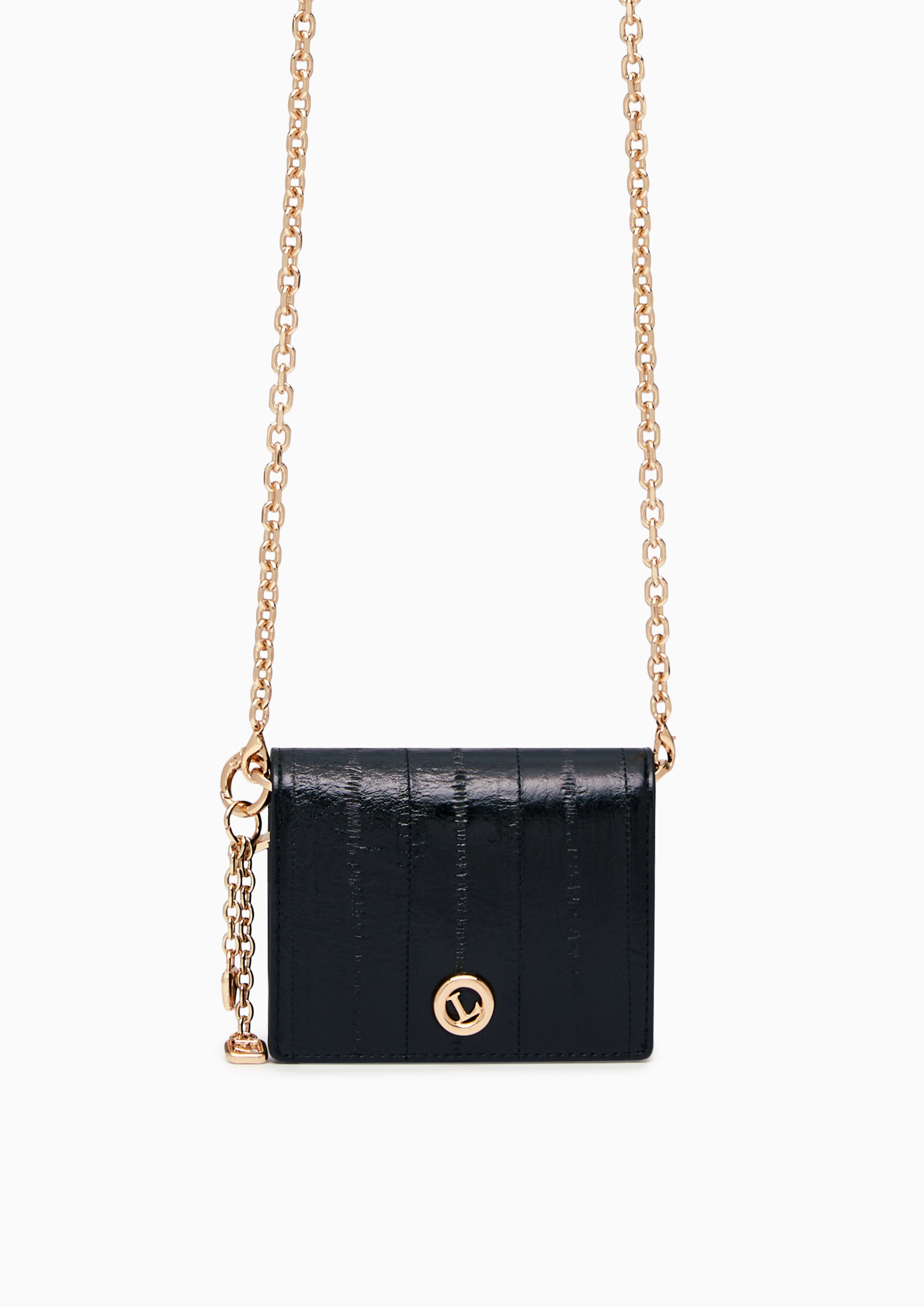 Ringo Short Wallet On Chain Black