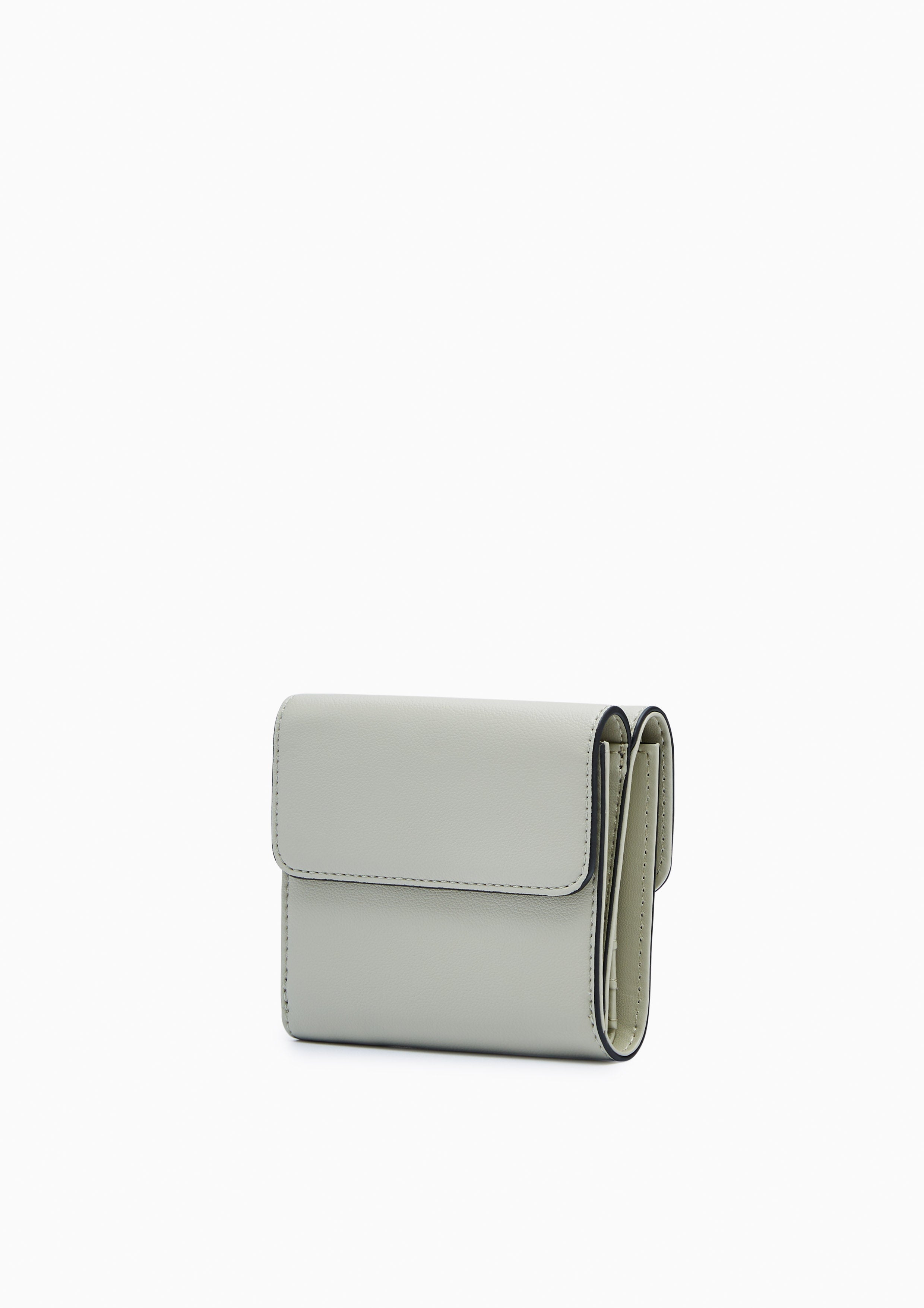Atelier Short Flap Wallet Grey