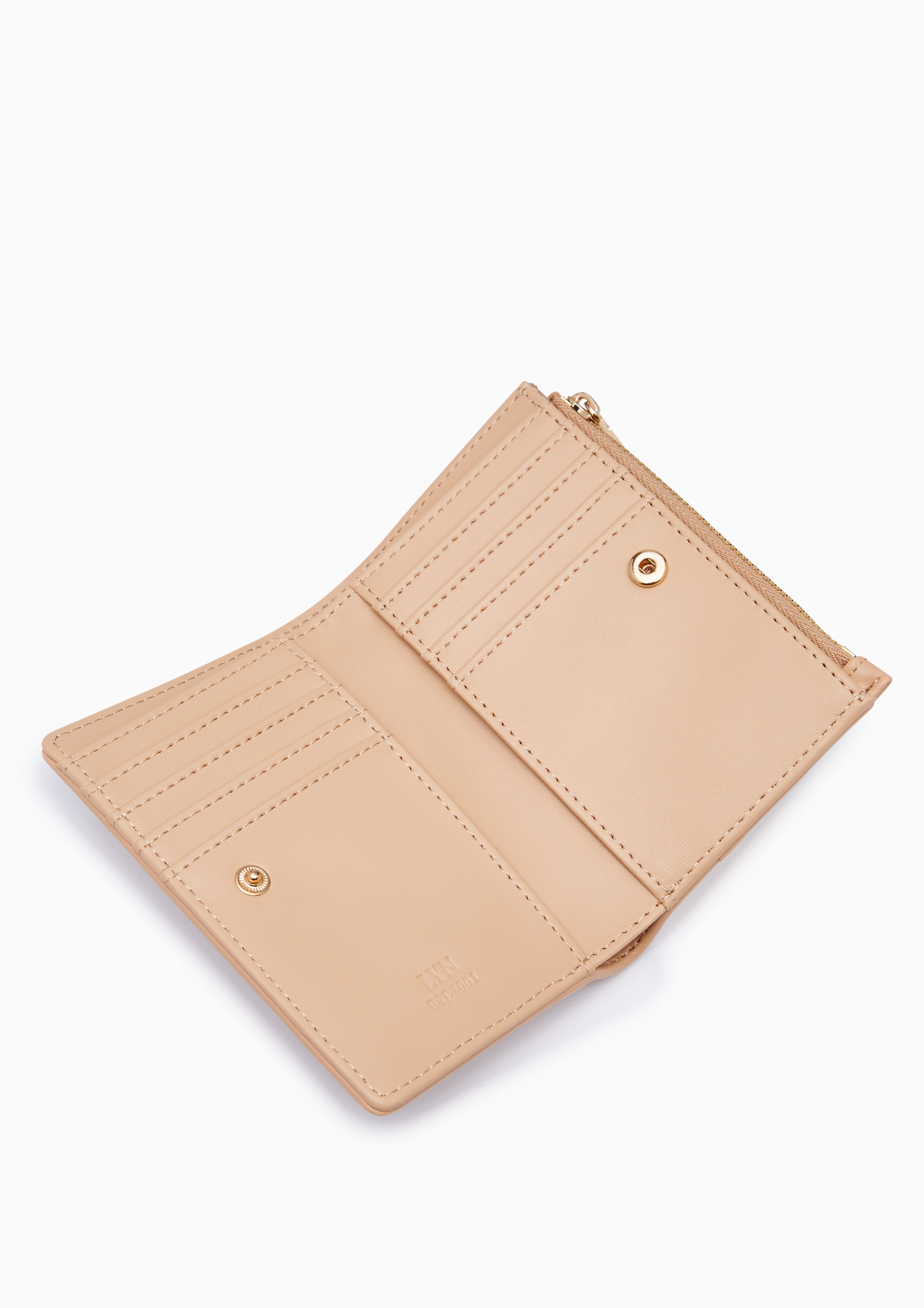 Becky Short Wallet Beige