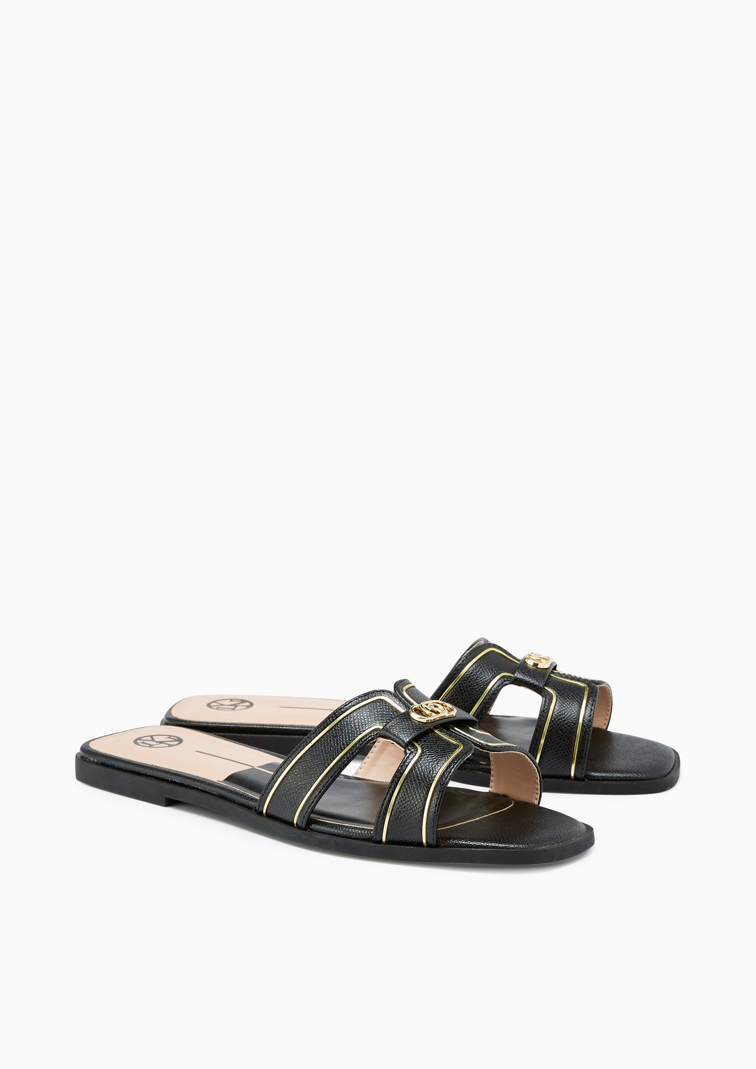 Hey Flat Sandals Black