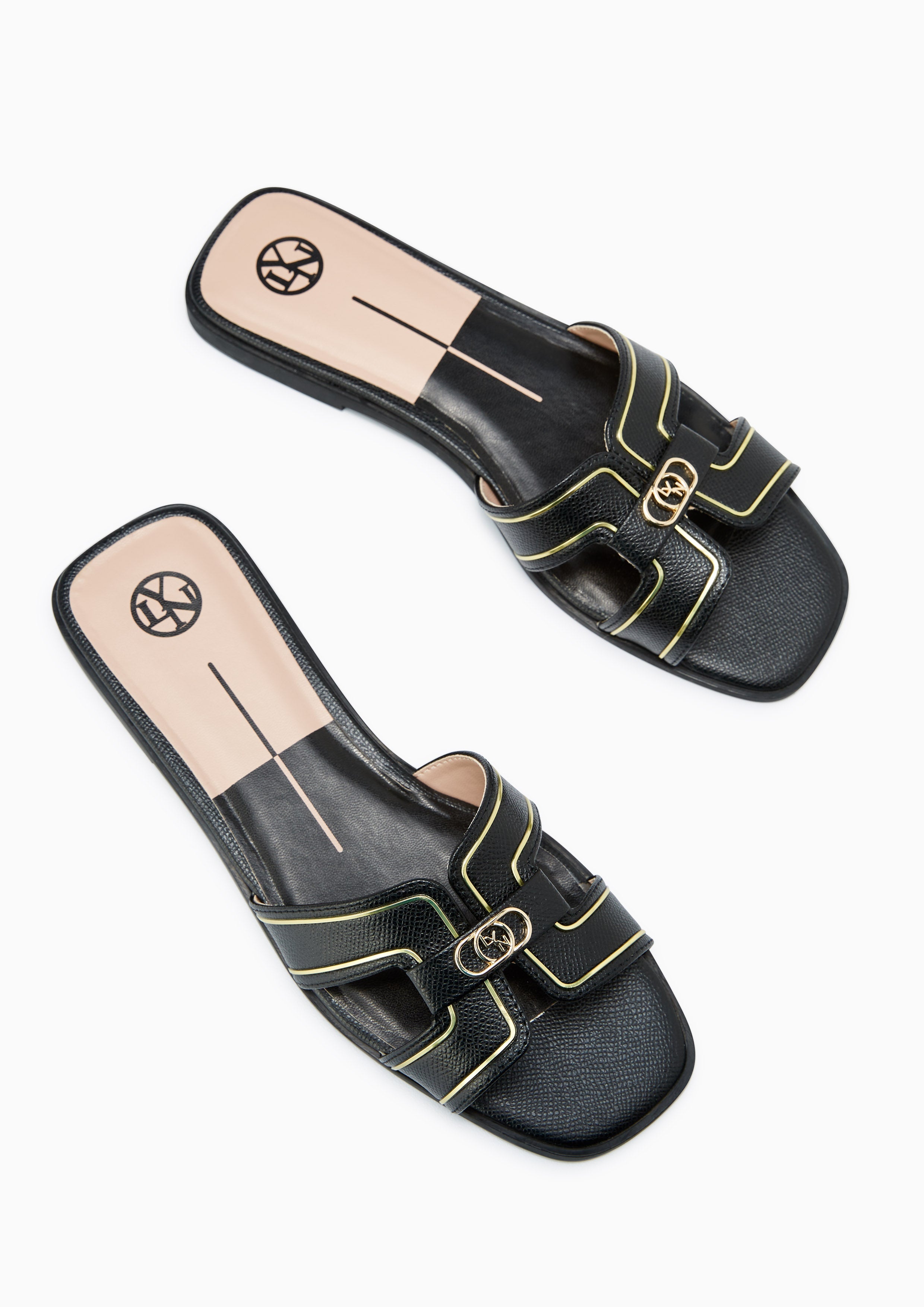 Hey Flat Sandals Black