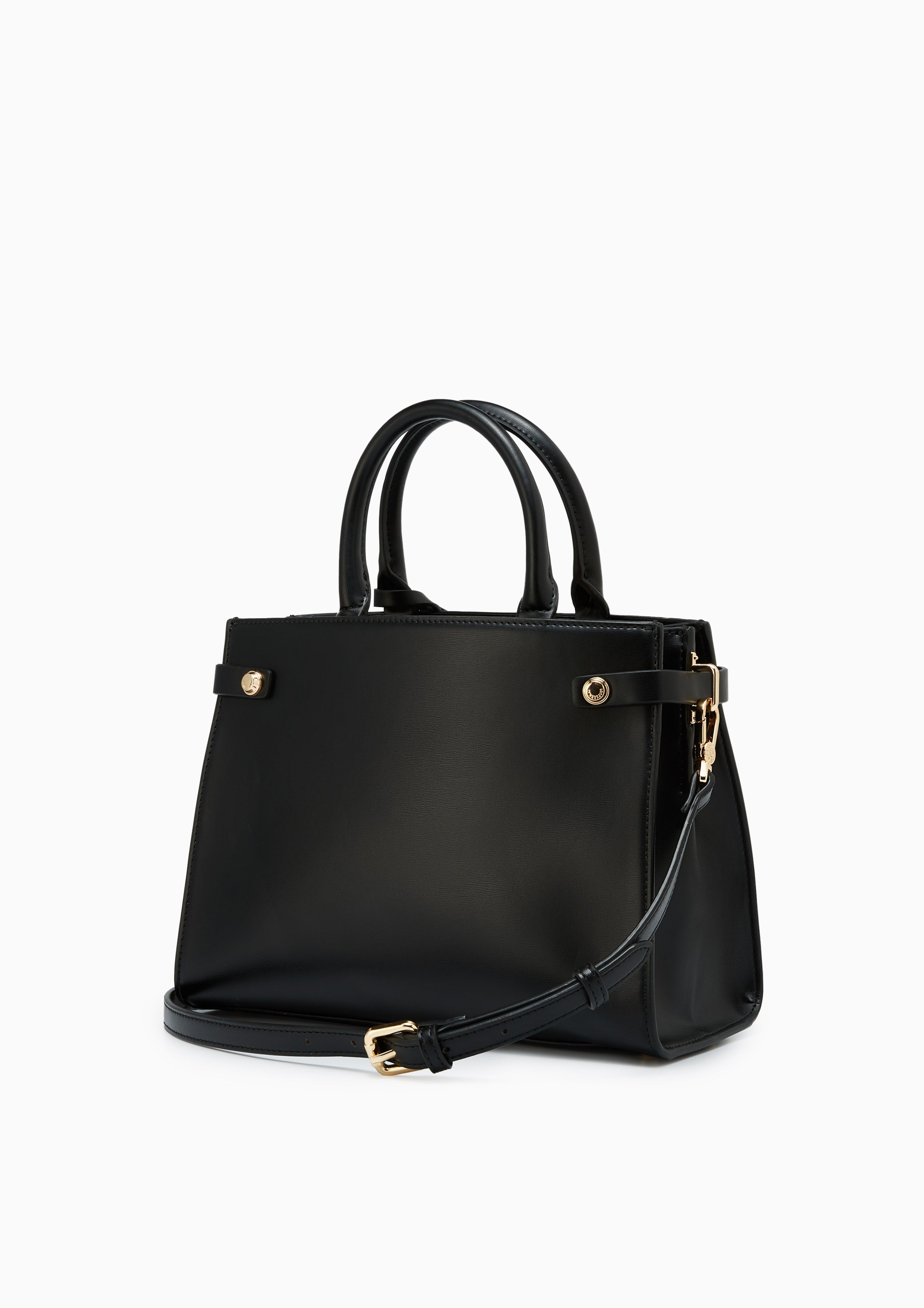 Fineness Re-Edit L Top Handle Bag Black