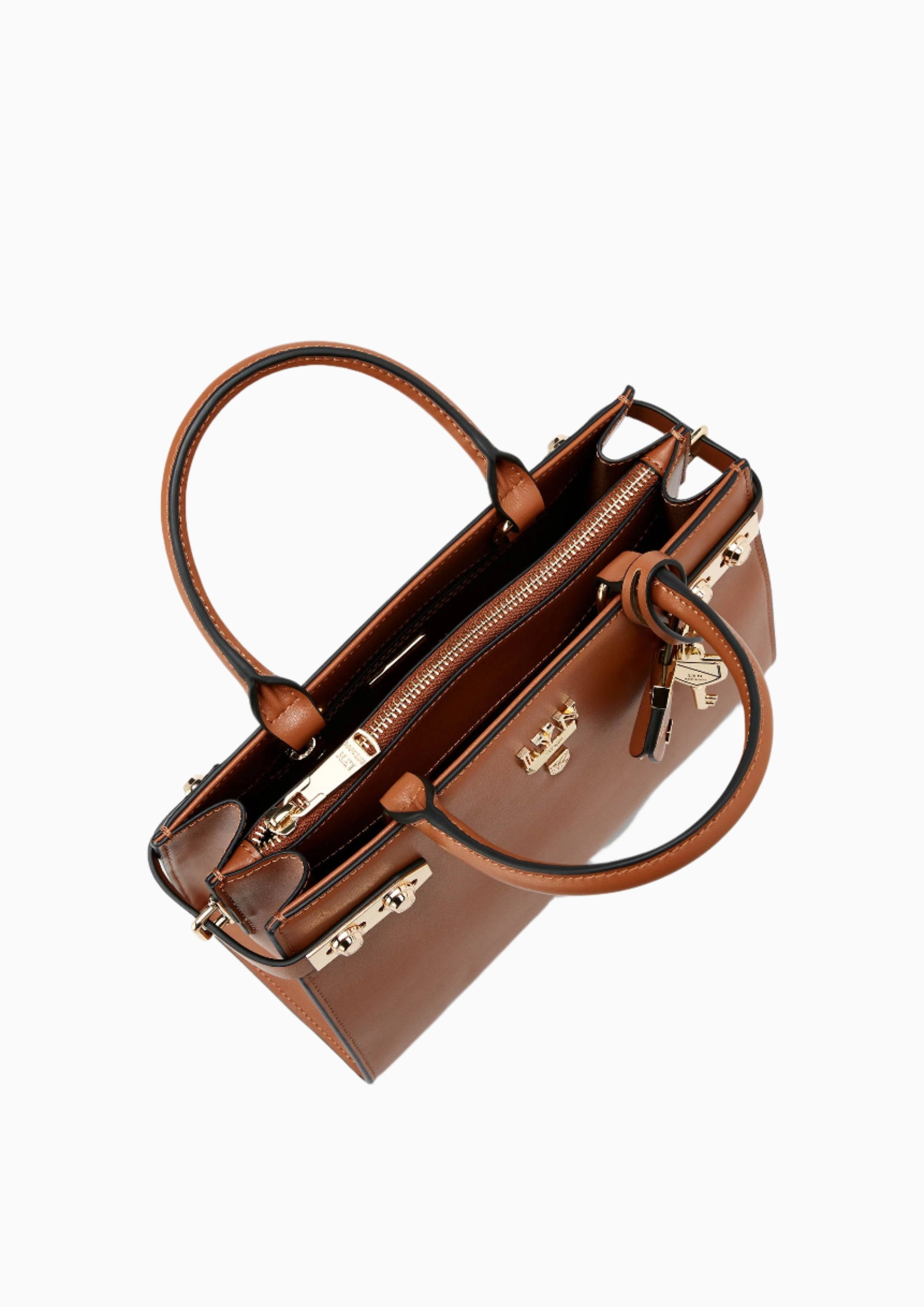 Fineness Re-Edit L  Handbag Brown