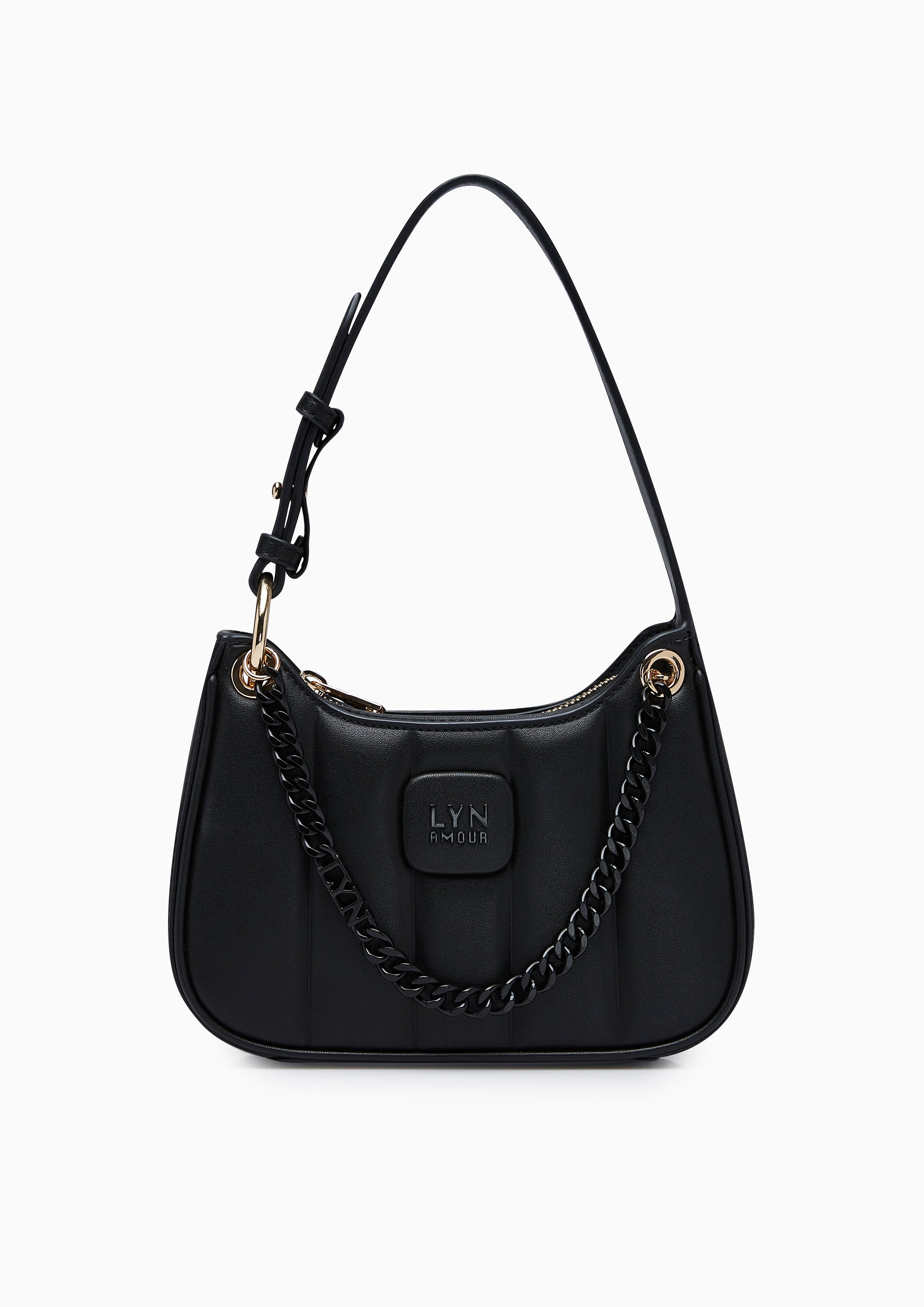 Patti Saddle Crossbody Bag Black