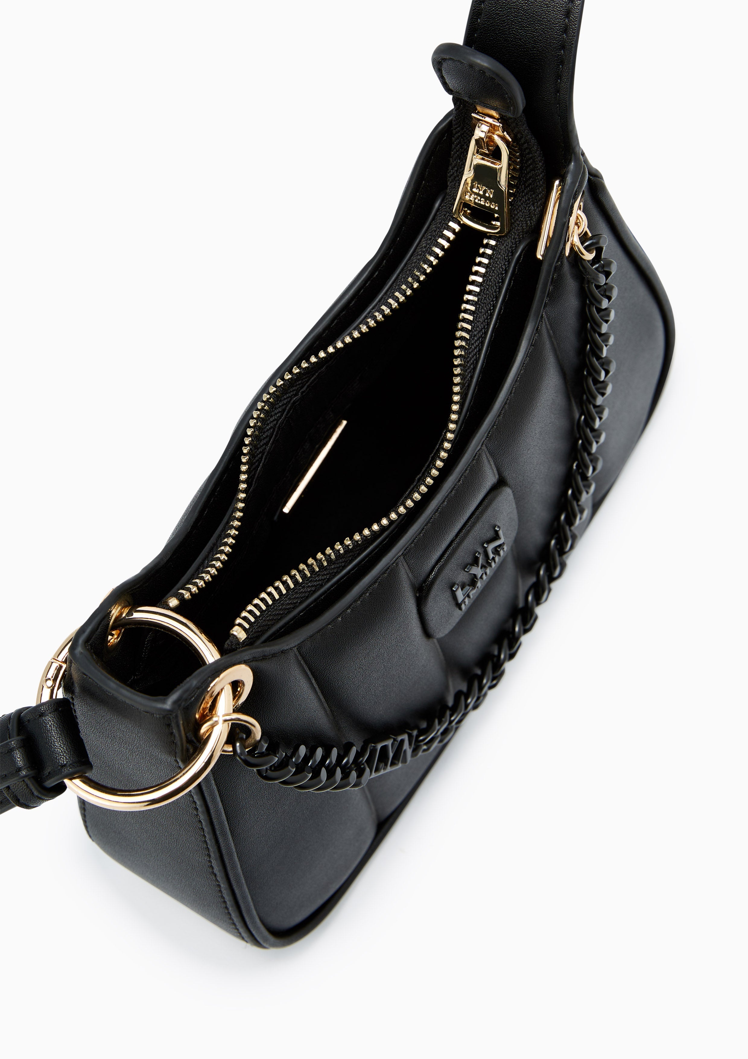 Patti Saddle Crossbody Bag Black