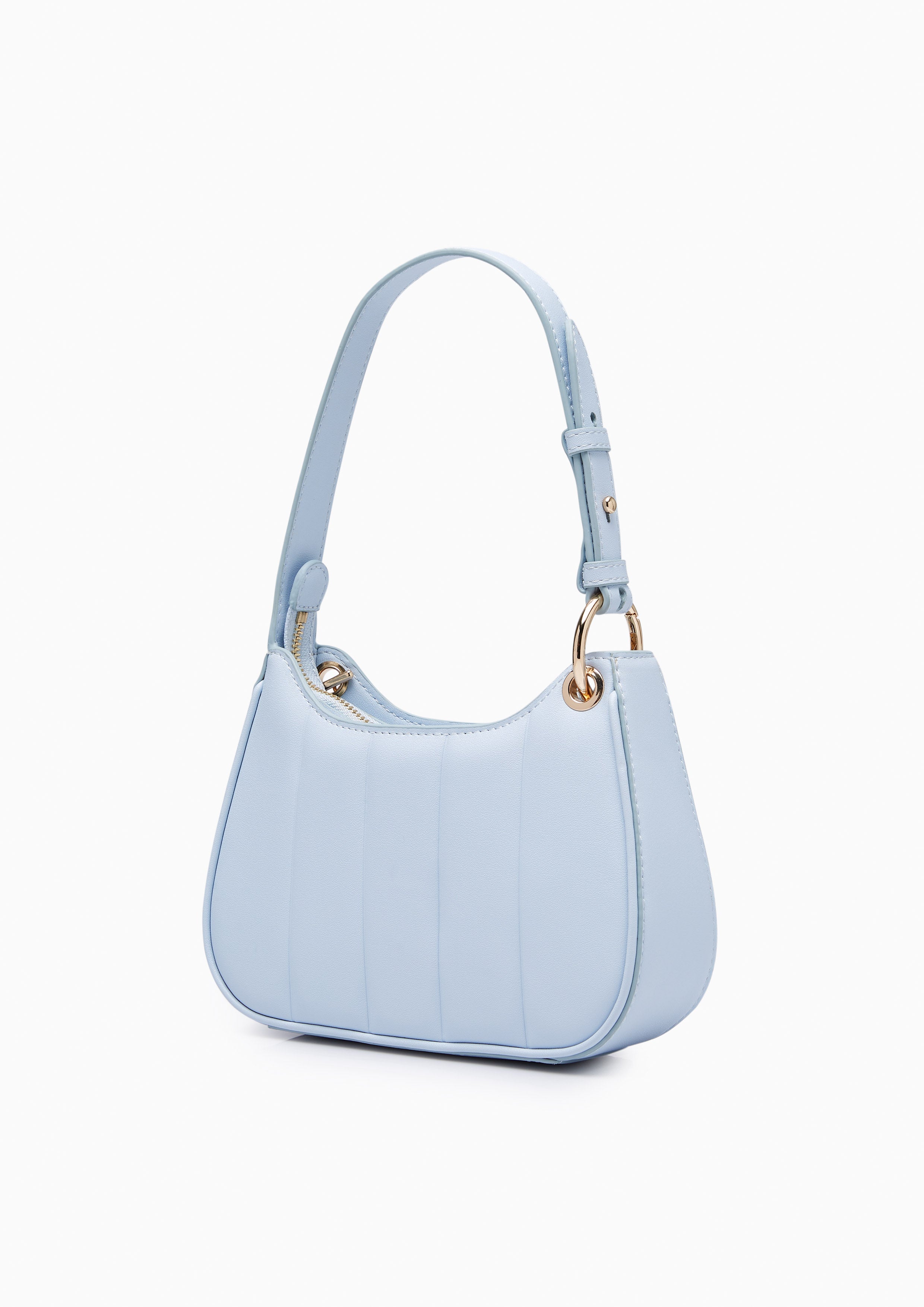 Patti Saddle Crossbody Bag Light Blue