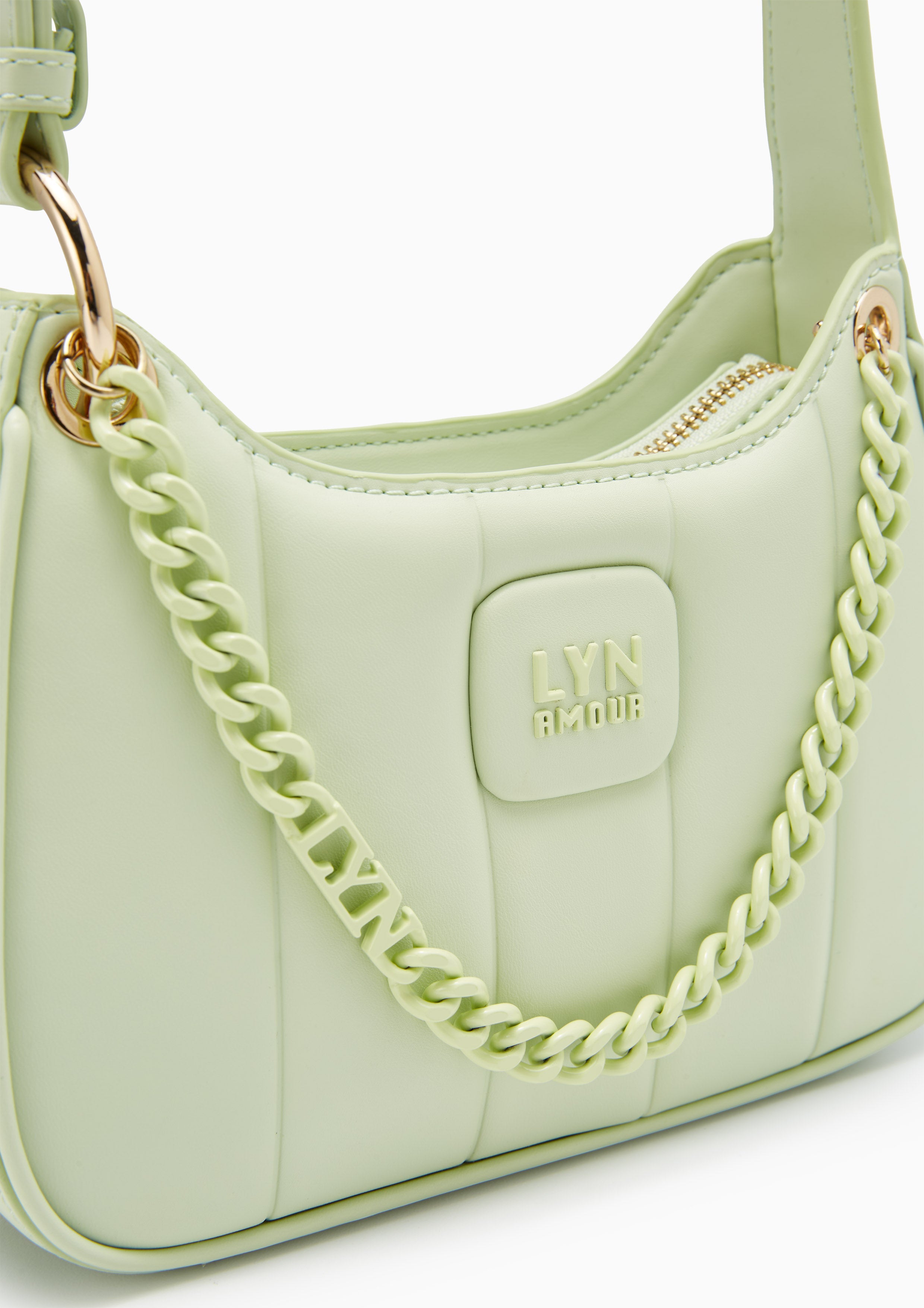 Patti Saddle Crossbody bag Light Green